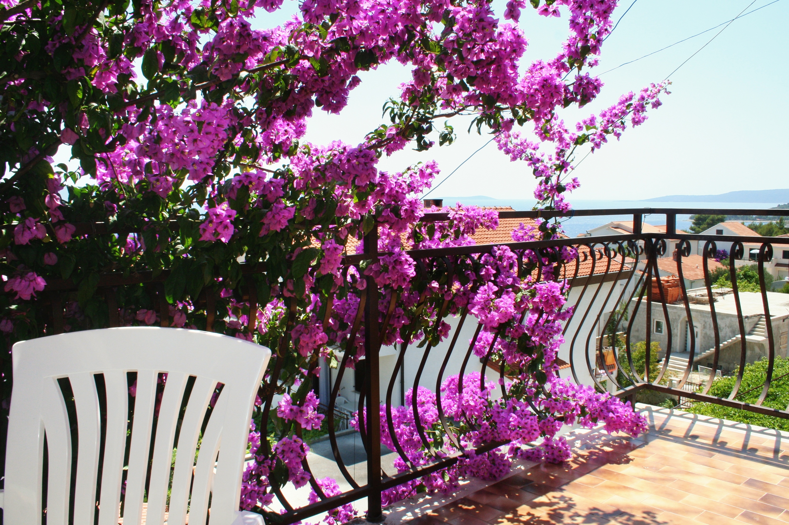 One bedroom apartment with terrace and sea view Rastići, Čiovo  A-a