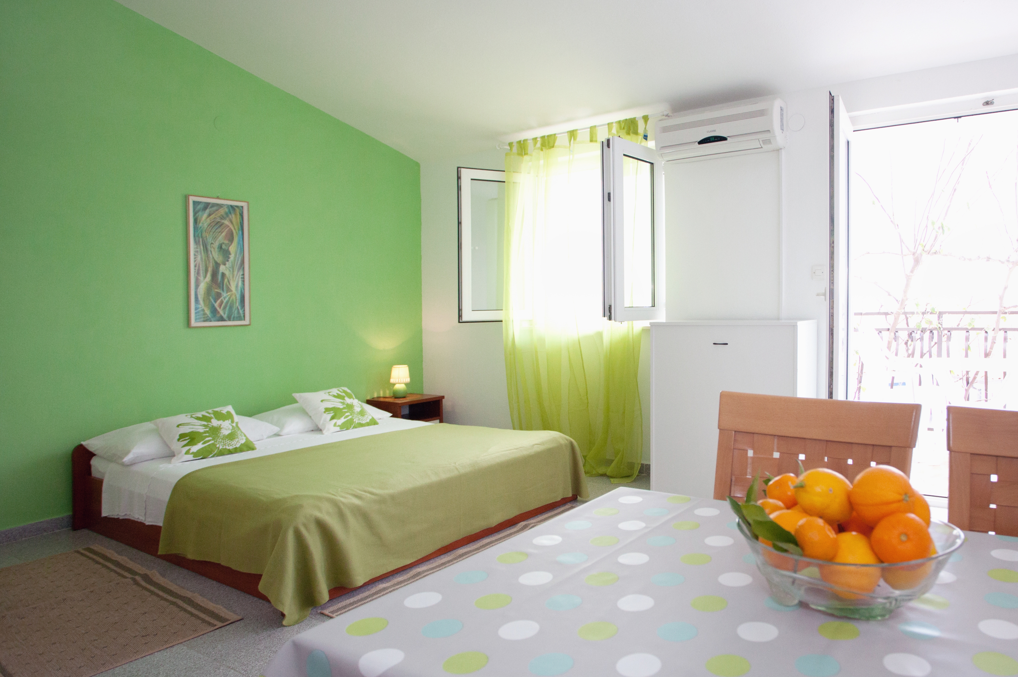 Studio flat with terrace and sea view Rastići, Čiovo (AS-2104-a)