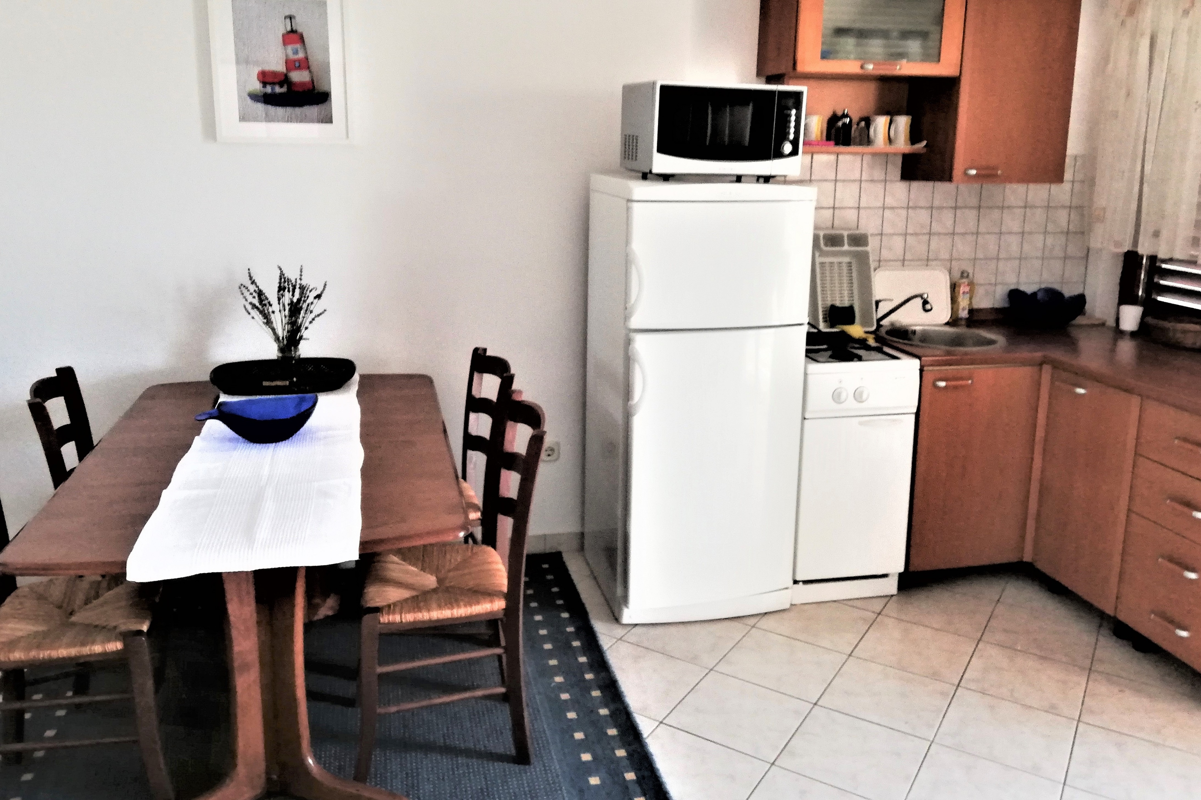 Two bedroom apartment with terrace and sea view Vir - Lozice, Vir (A-21047-b)