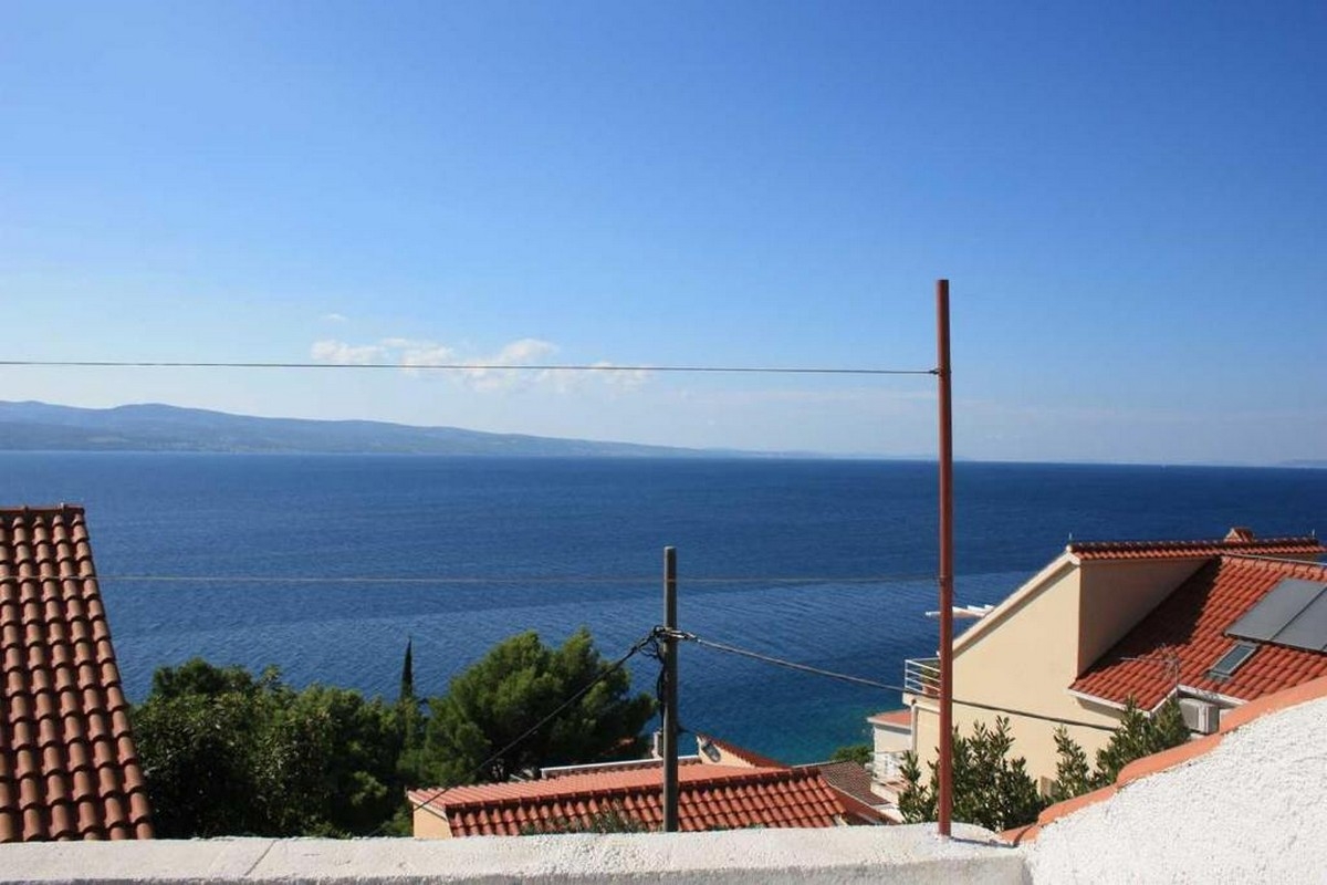 One bedroom apartment with terrace and sea view Nemira, Omiš  A-a