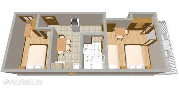 Plan Zaton Mali, Plan in the apartment, WIFI.