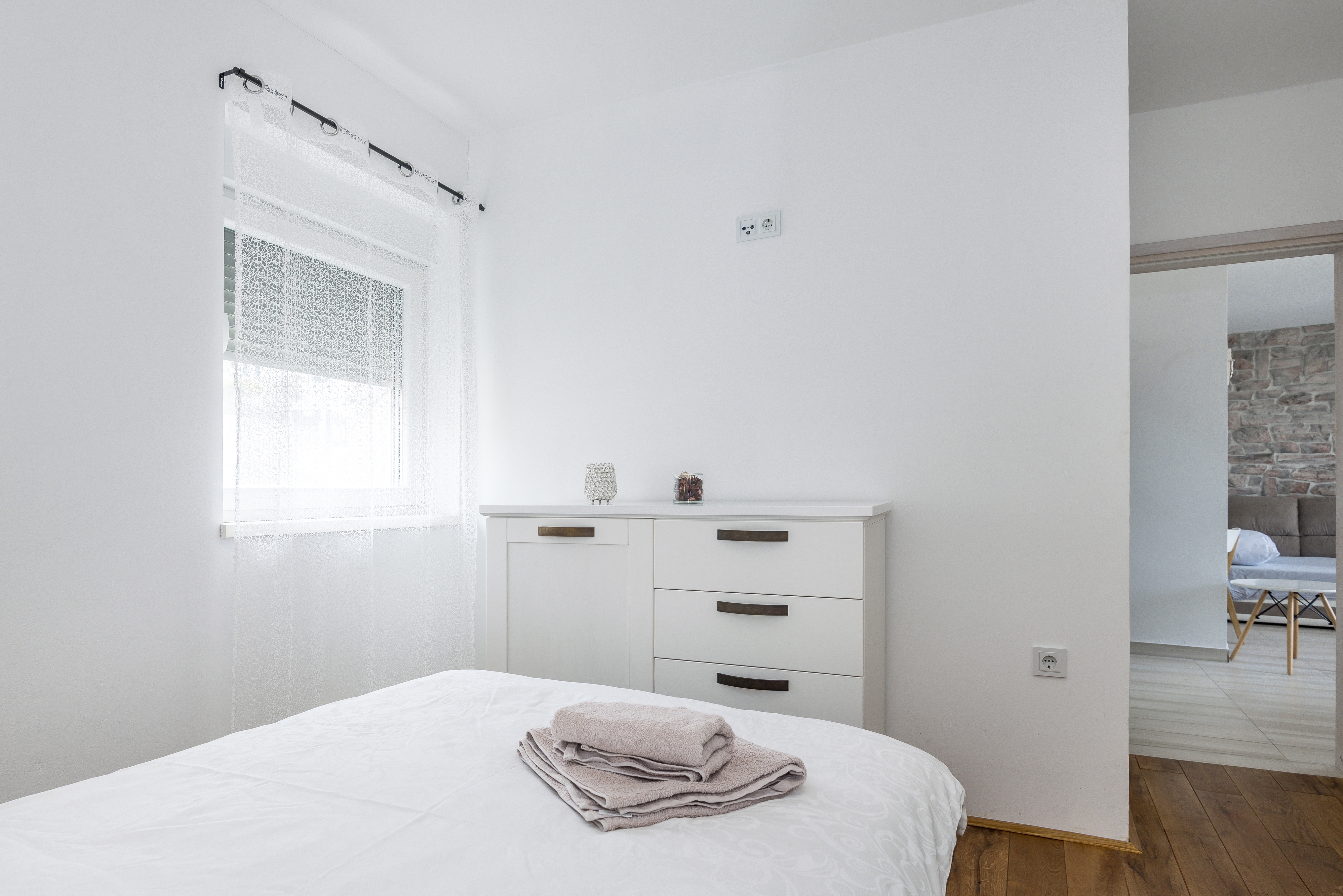 Two bedroom apartment with balcony and sea view Šibenik  A-a