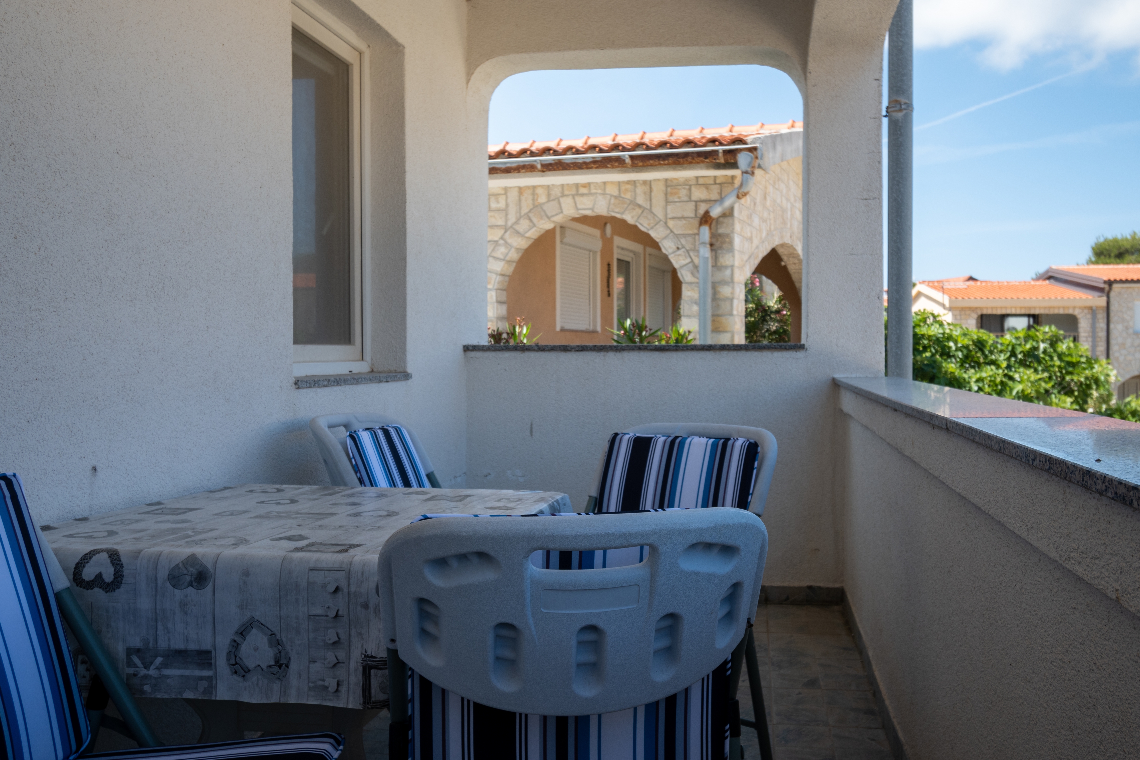Two bedroom apartment with terrace and sea view Vir  A-a
