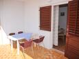 Terrace Novalja, Terrace in the apartment, with a sea view and WiFi.