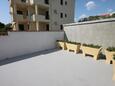 Terrace Novalja, Terrace in the apartment, with a sea view and WiFi.