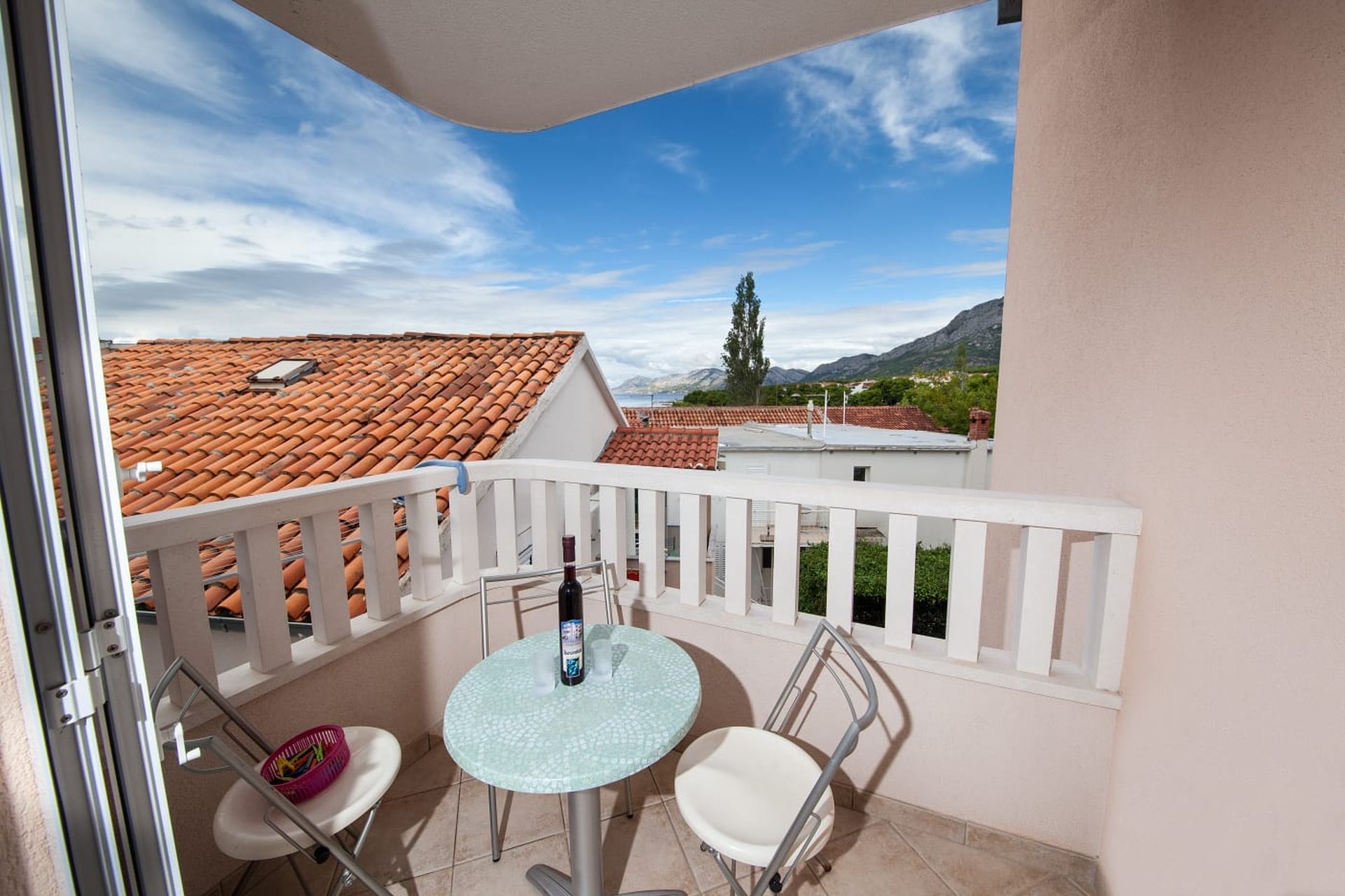 One bedroom apartment with balcony Promajna, Makarska  A-b