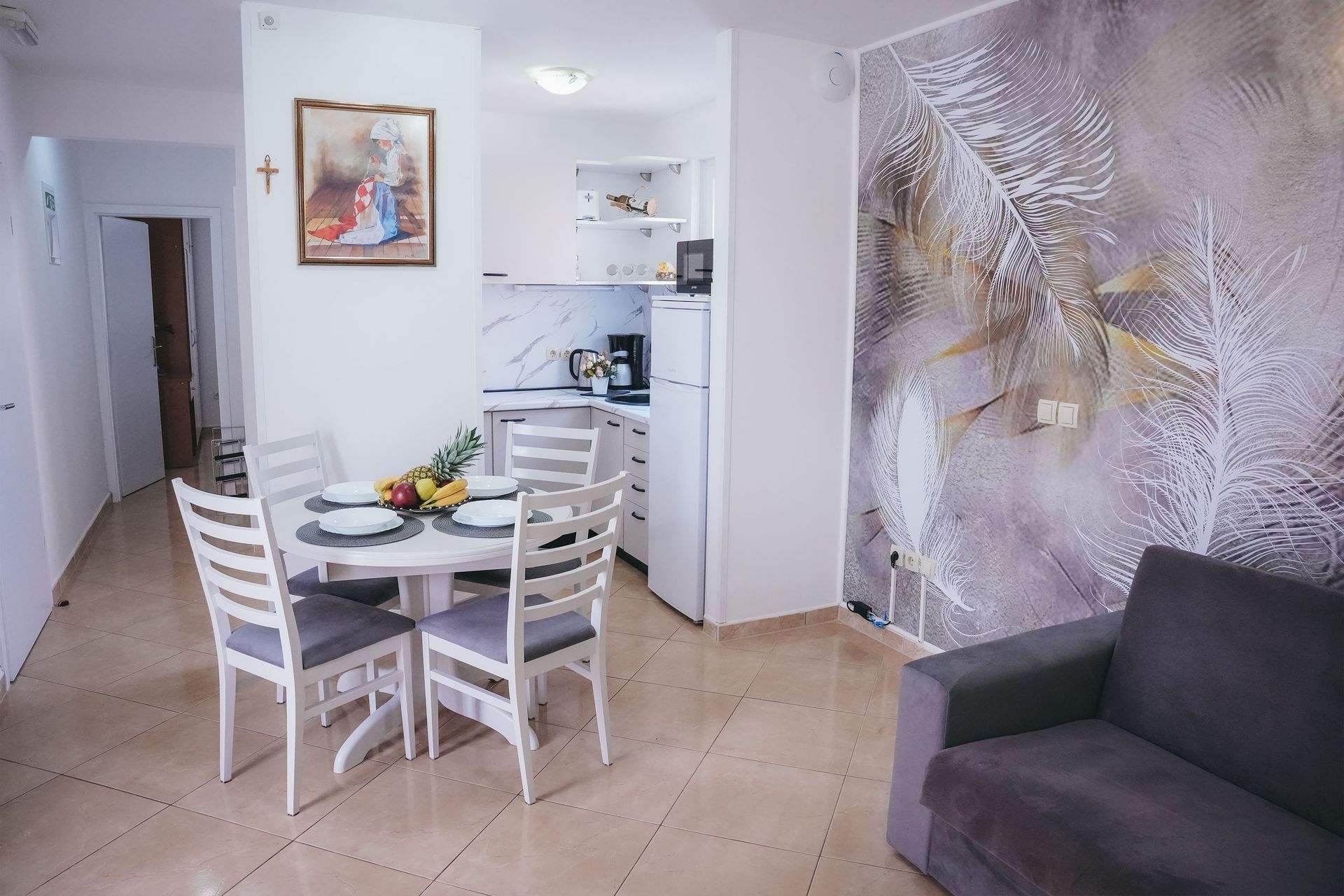 One bedroom apartment with balcony Promajna, Makarska  A-b