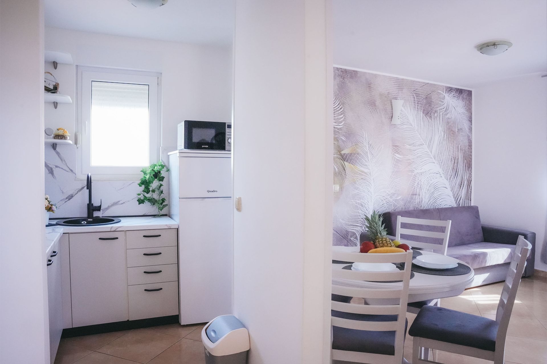 One bedroom apartment with balcony Promajna, Makarska  A-b