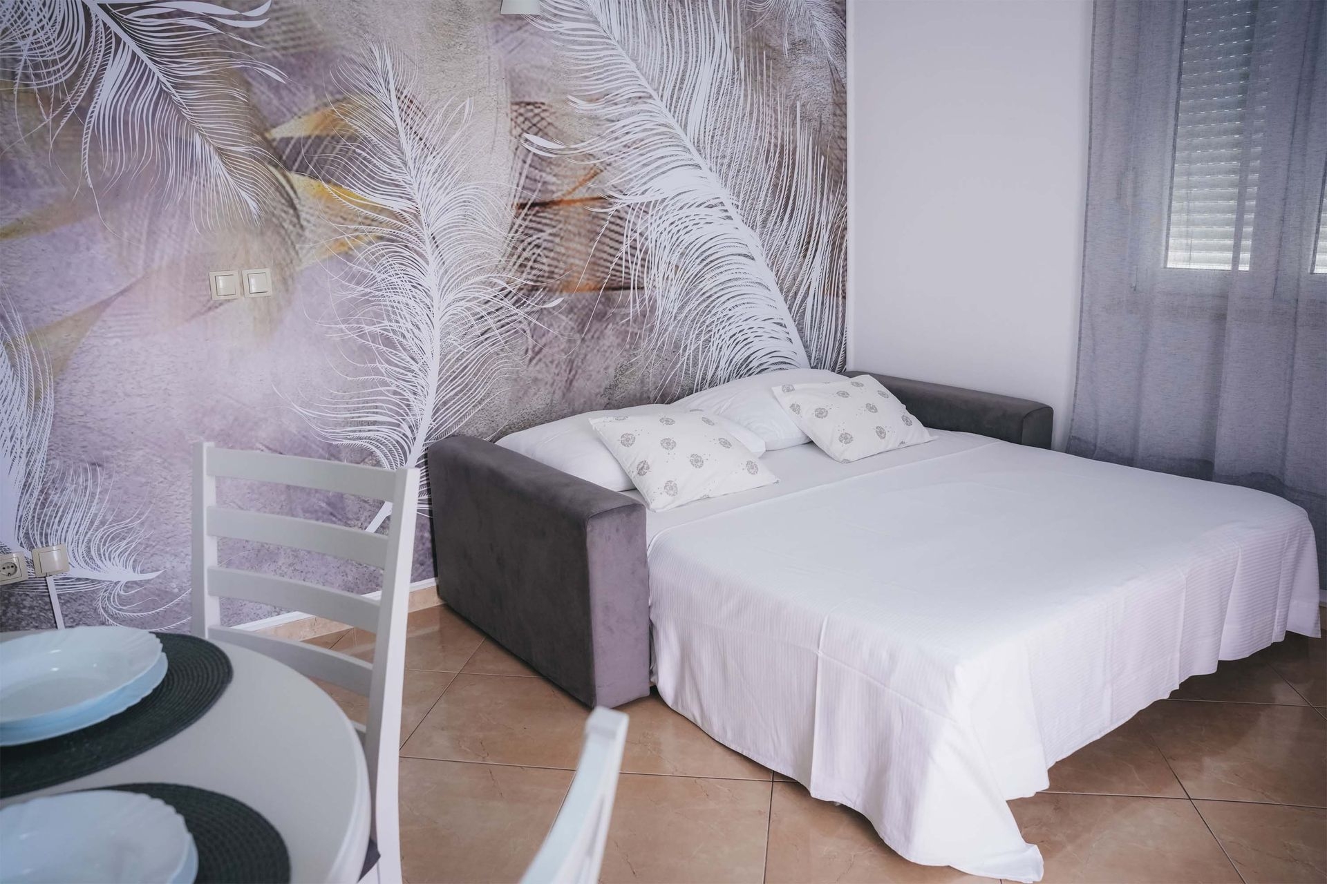 One bedroom apartment with balcony Promajna, Makarska  A-b