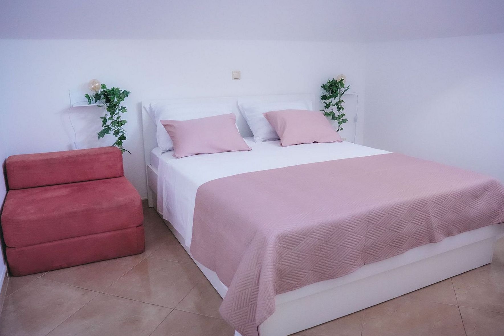 One bedroom apartment with balcony and sea view Promajna, Makarska  A-c