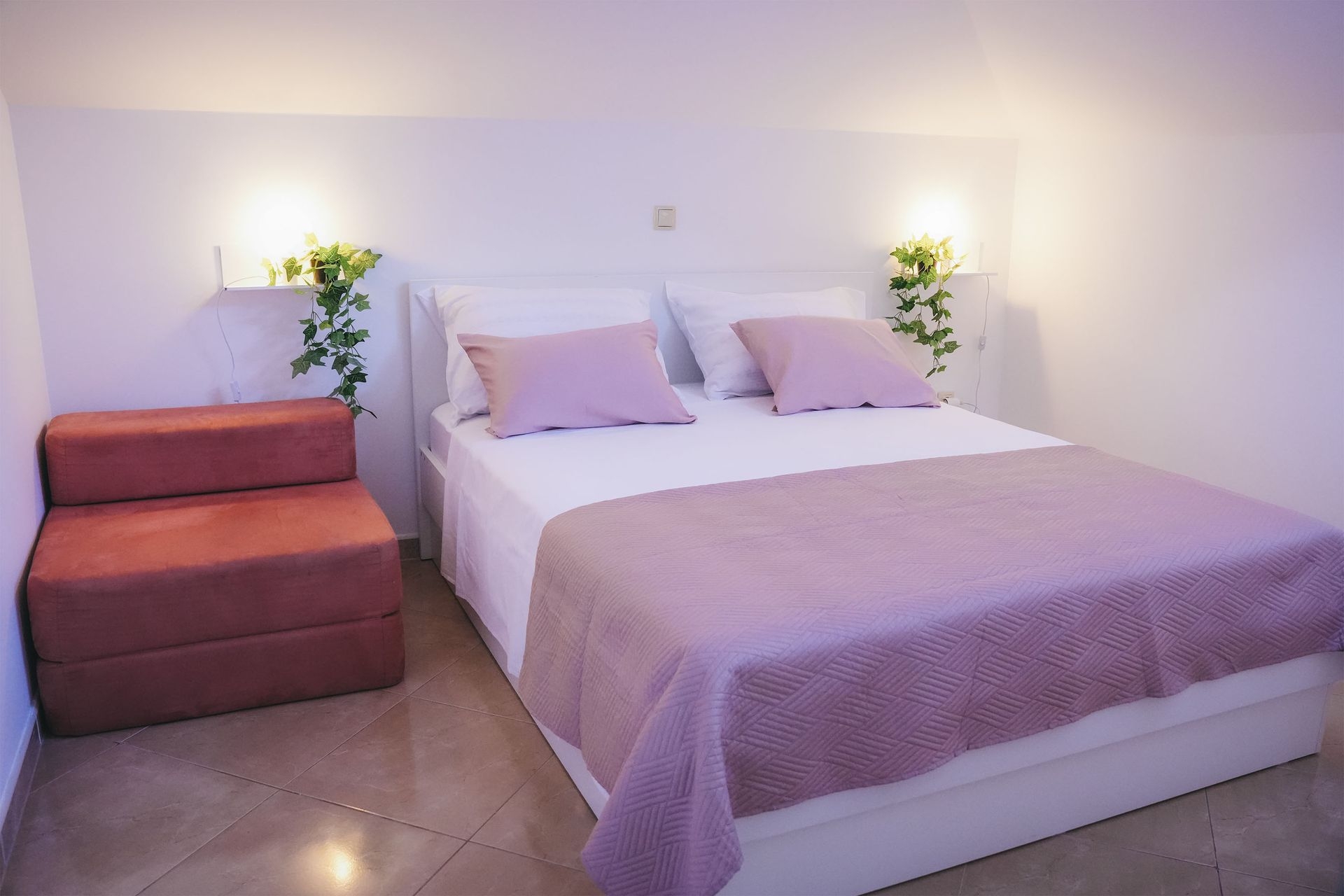 One bedroom apartment with balcony and sea view Promajna, Makarska  A-c