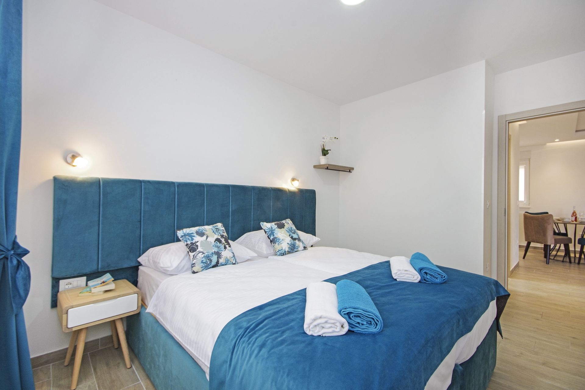 One bedroom apartment with terrace Promajna, Makarska  A-d