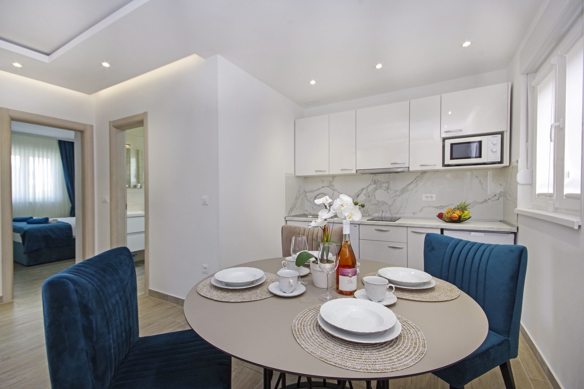 One bedroom apartment with terrace Promajna, Makarska  A-d