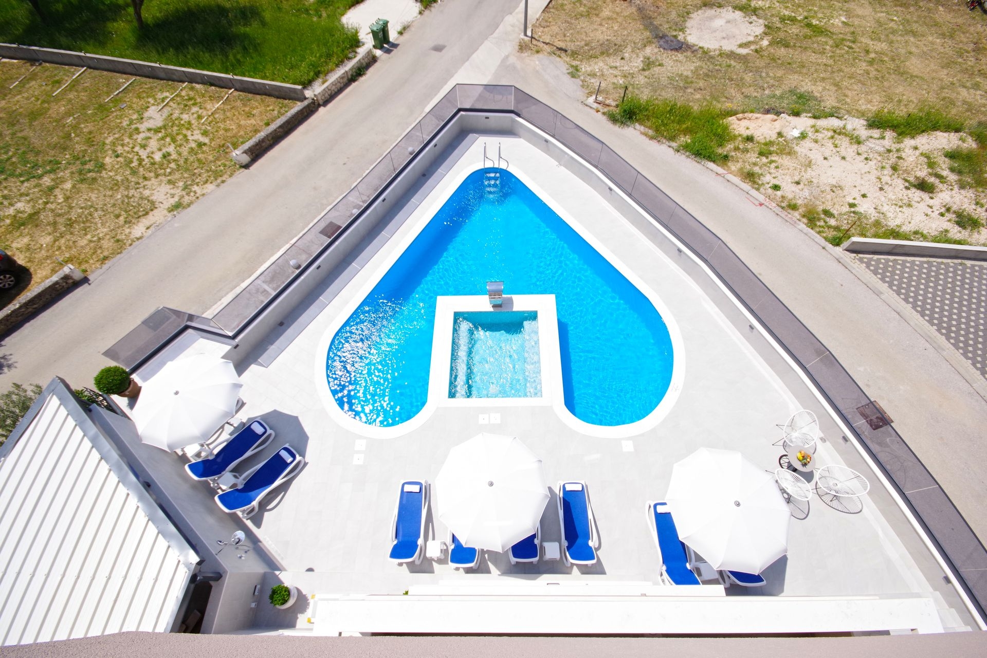 One bedroom apartment with terrace Promajna, Makarska  A-f