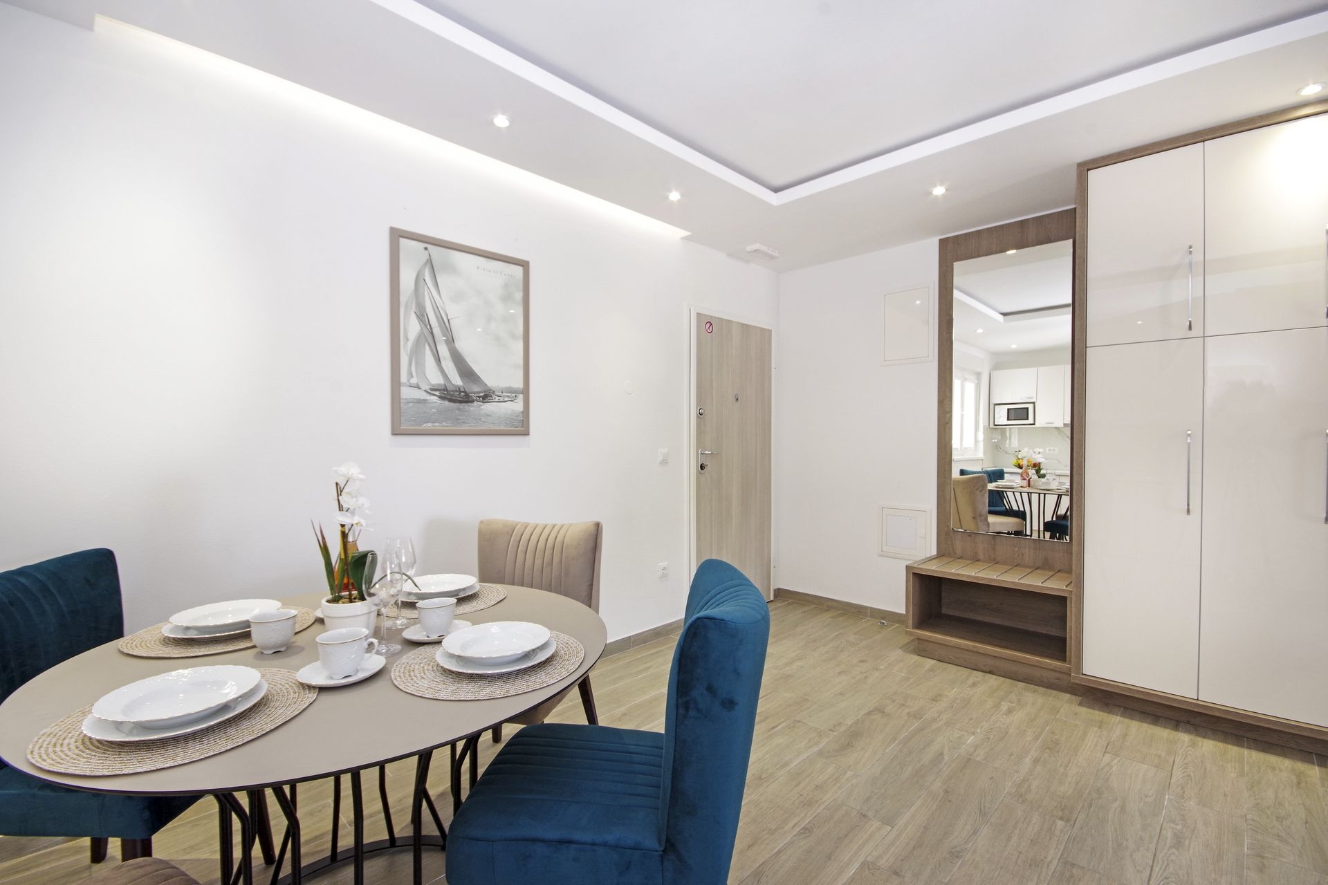 One bedroom apartment with terrace Promajna, Makarska  A-g