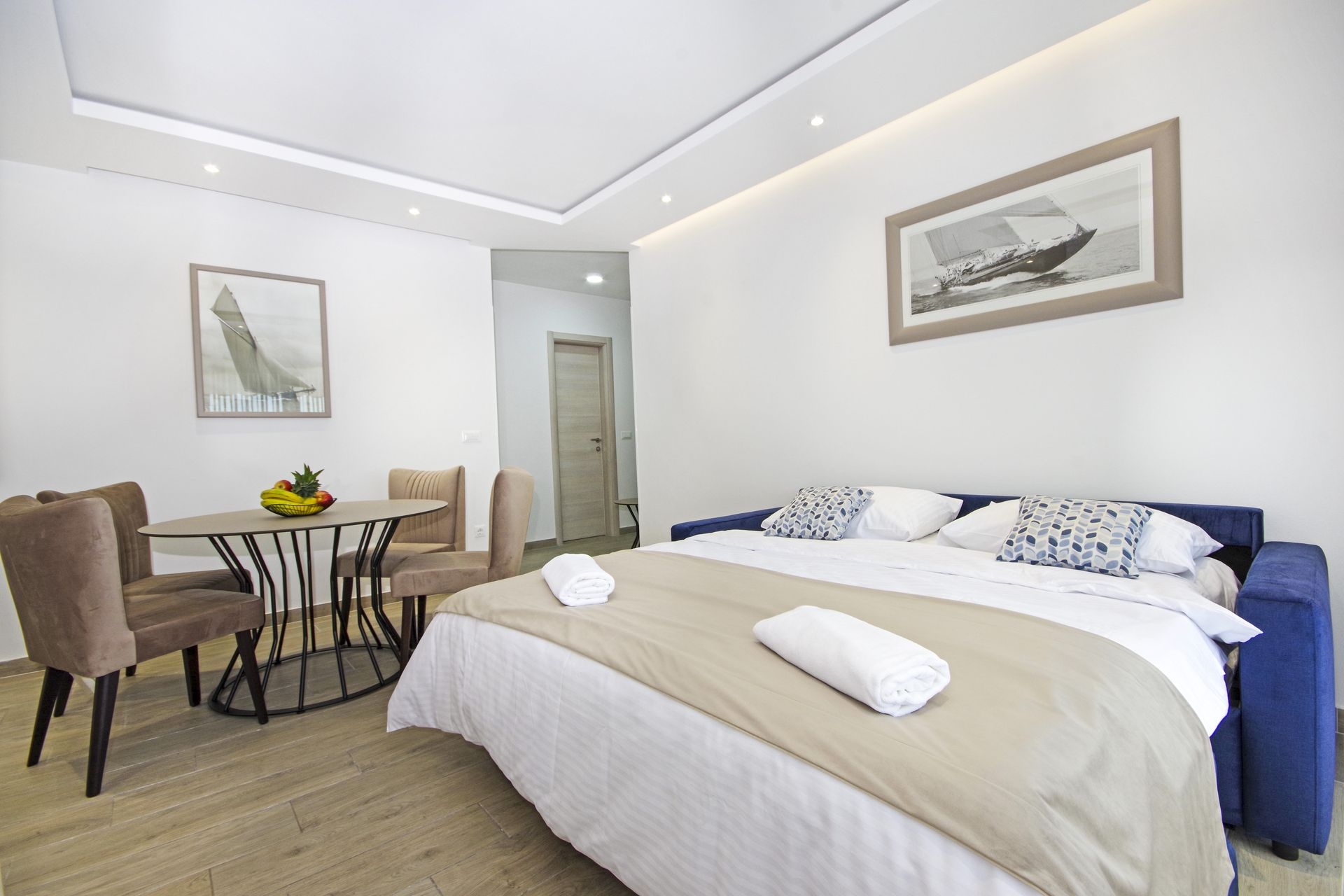 One bedroom apartment with terrace and sea view Promajna, Makarska  A-h