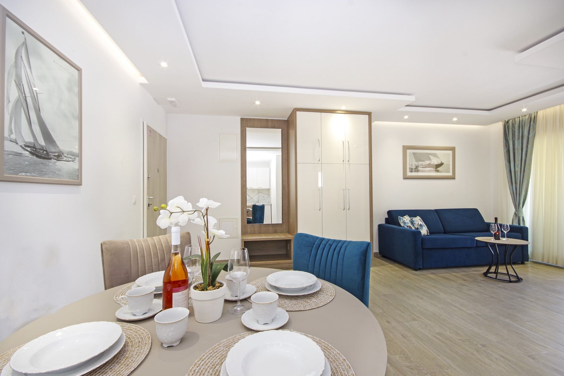 One bedroom apartment with terrace and sea view Promajna, Makarska  A-j