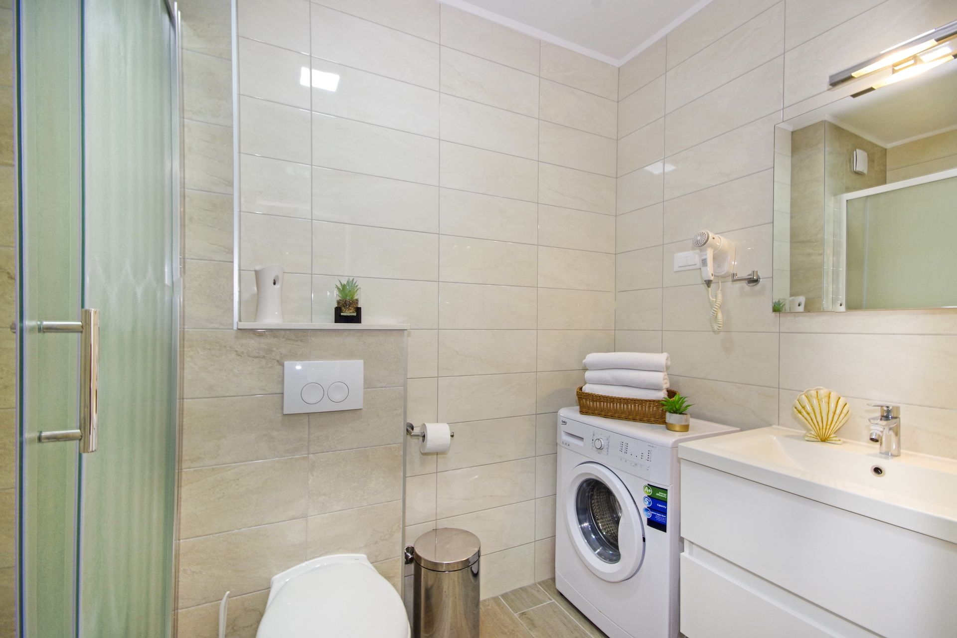 One bedroom apartment with terrace and sea view Promajna, Makarska  A-k