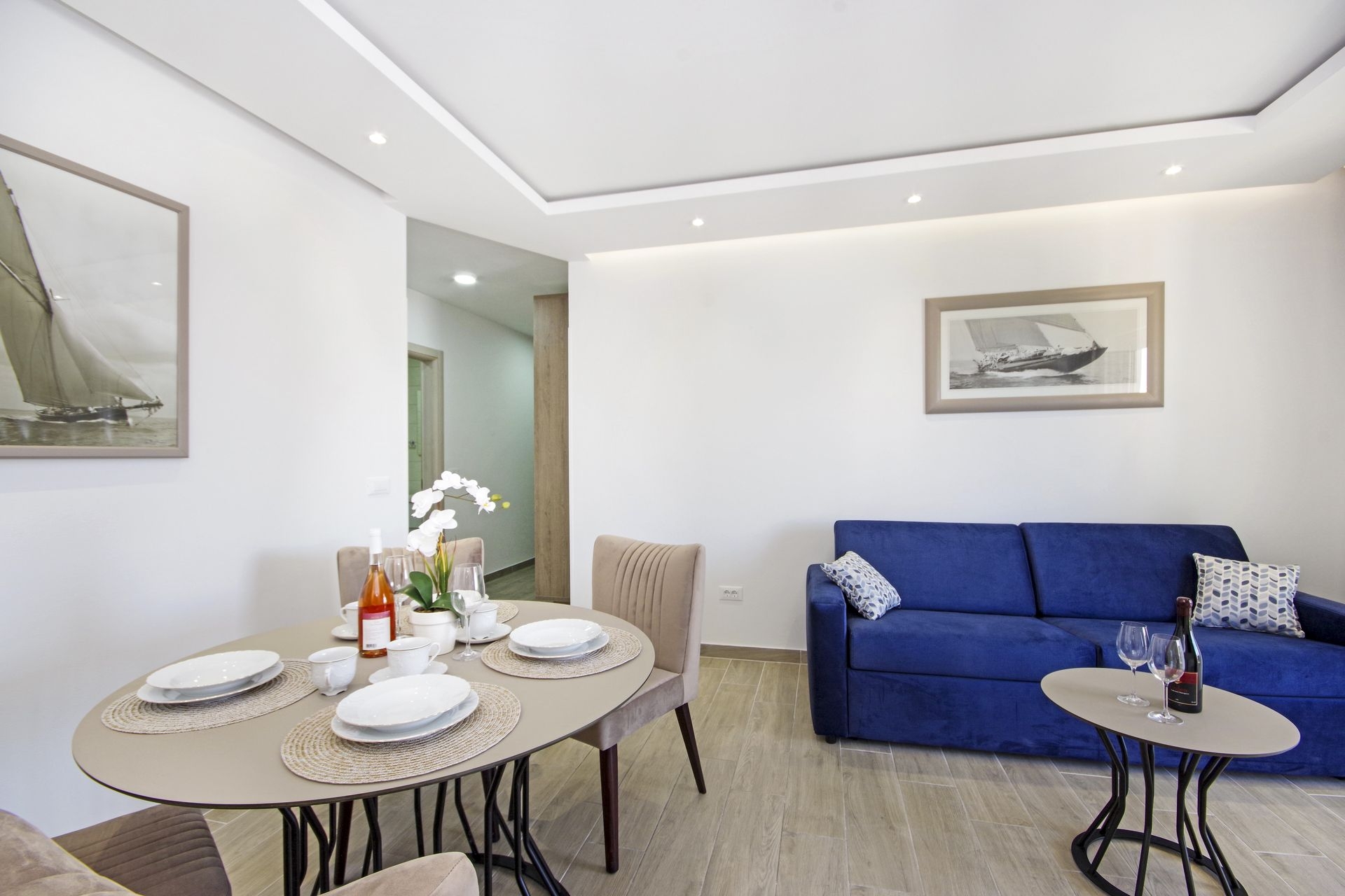 One bedroom apartment with terrace and sea view Promajna, Makarska  A-k
