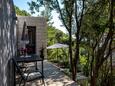 Orlanduša, Terrasse dans l’hébergement en type house, avec la vue sur la mer, animaux acceptés et WiFi.