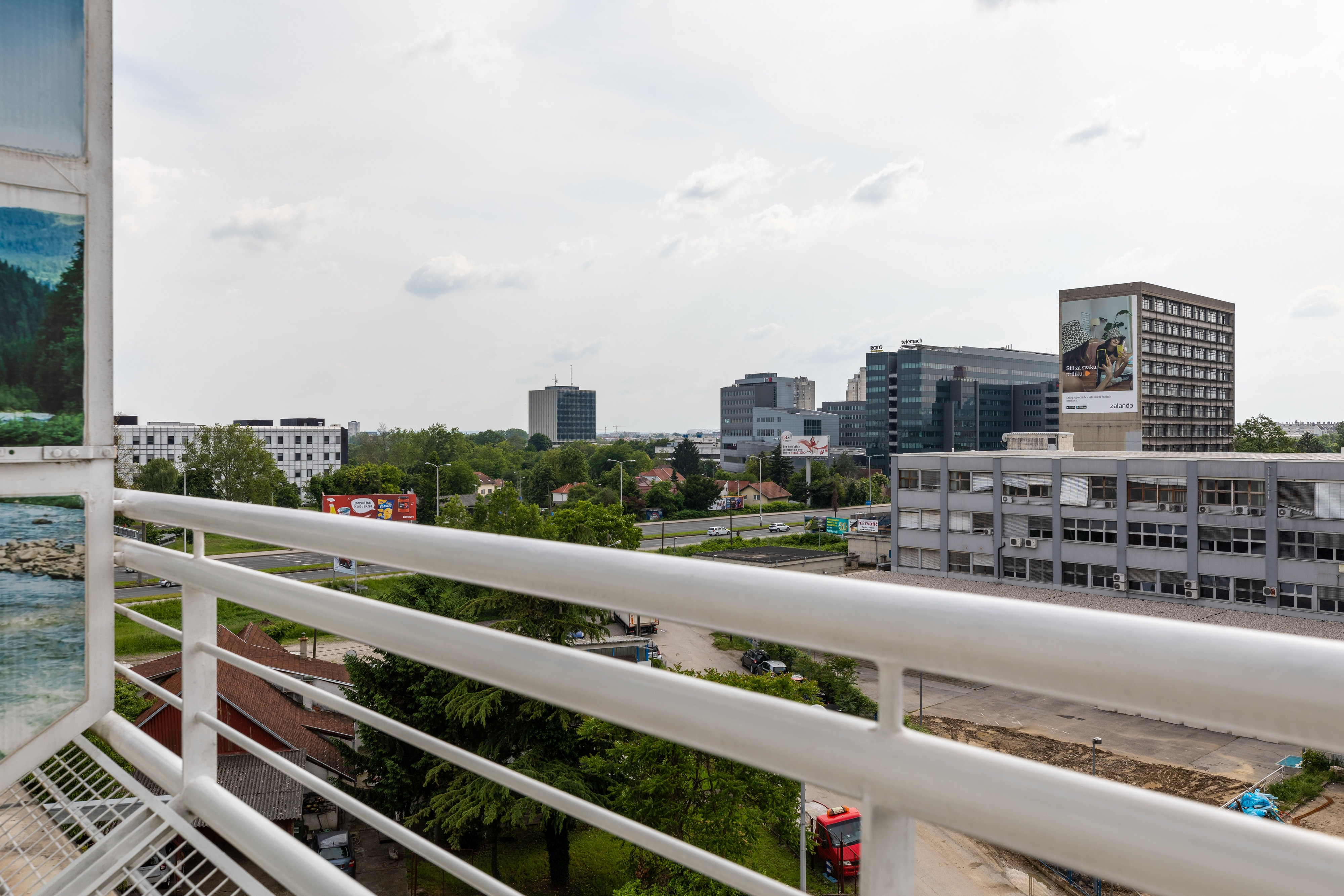 One bedroom apartment with balcony Zagreb  A-a