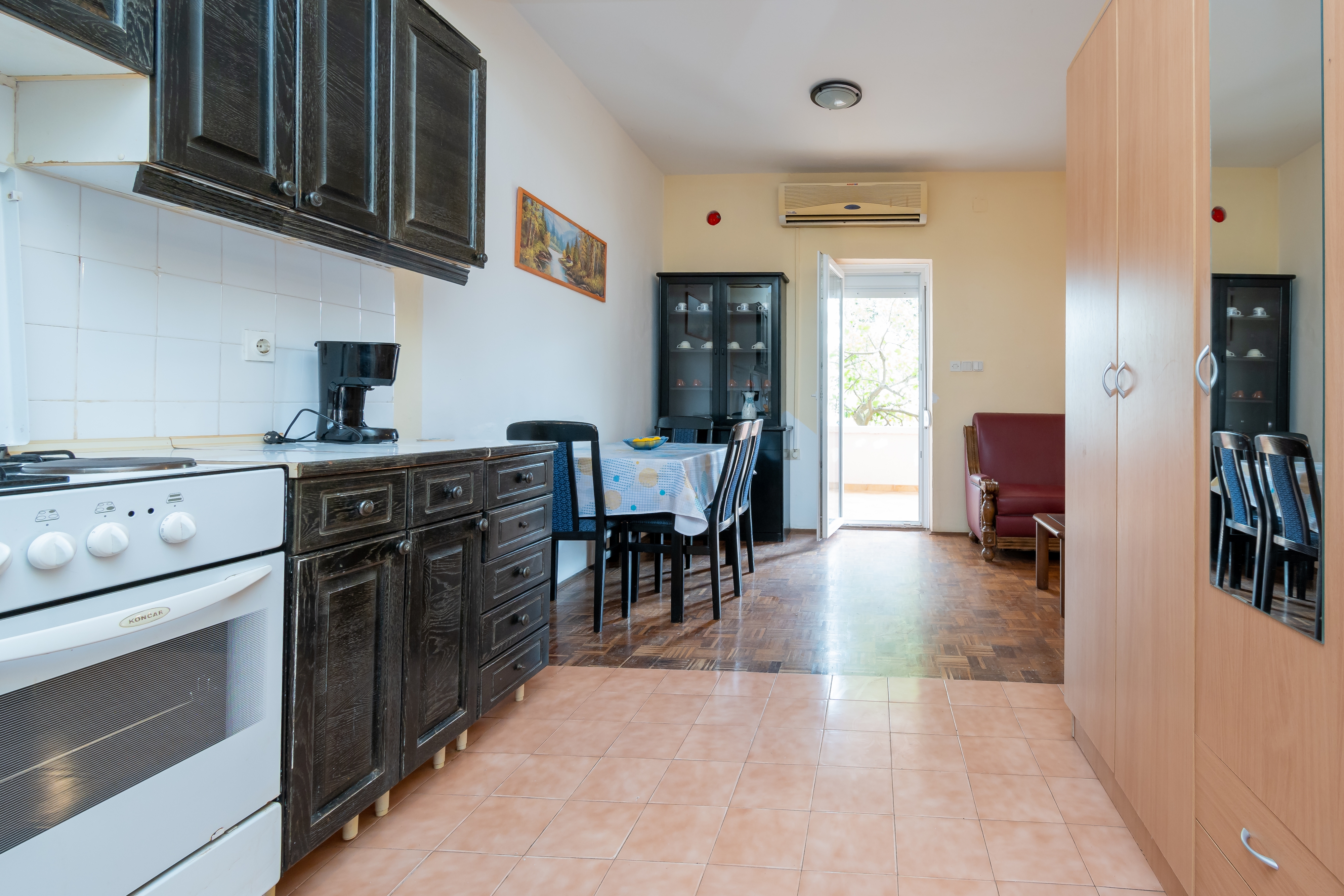 One bedroom apartment with air-conditioning Posedarje, Novigrad  A-c