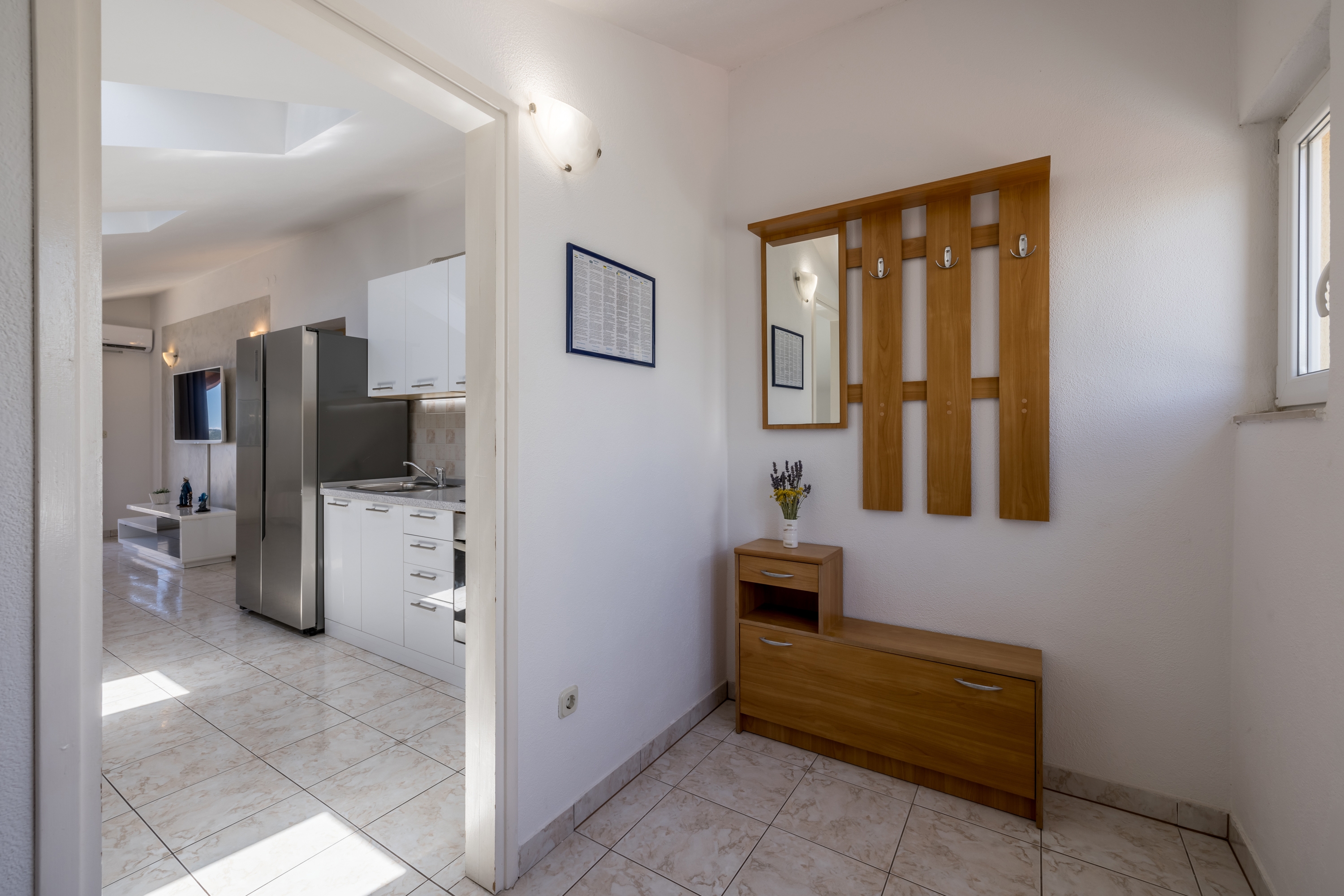 Two bedroom apartment with terrace and sea view Sevid, Trogir  A-c