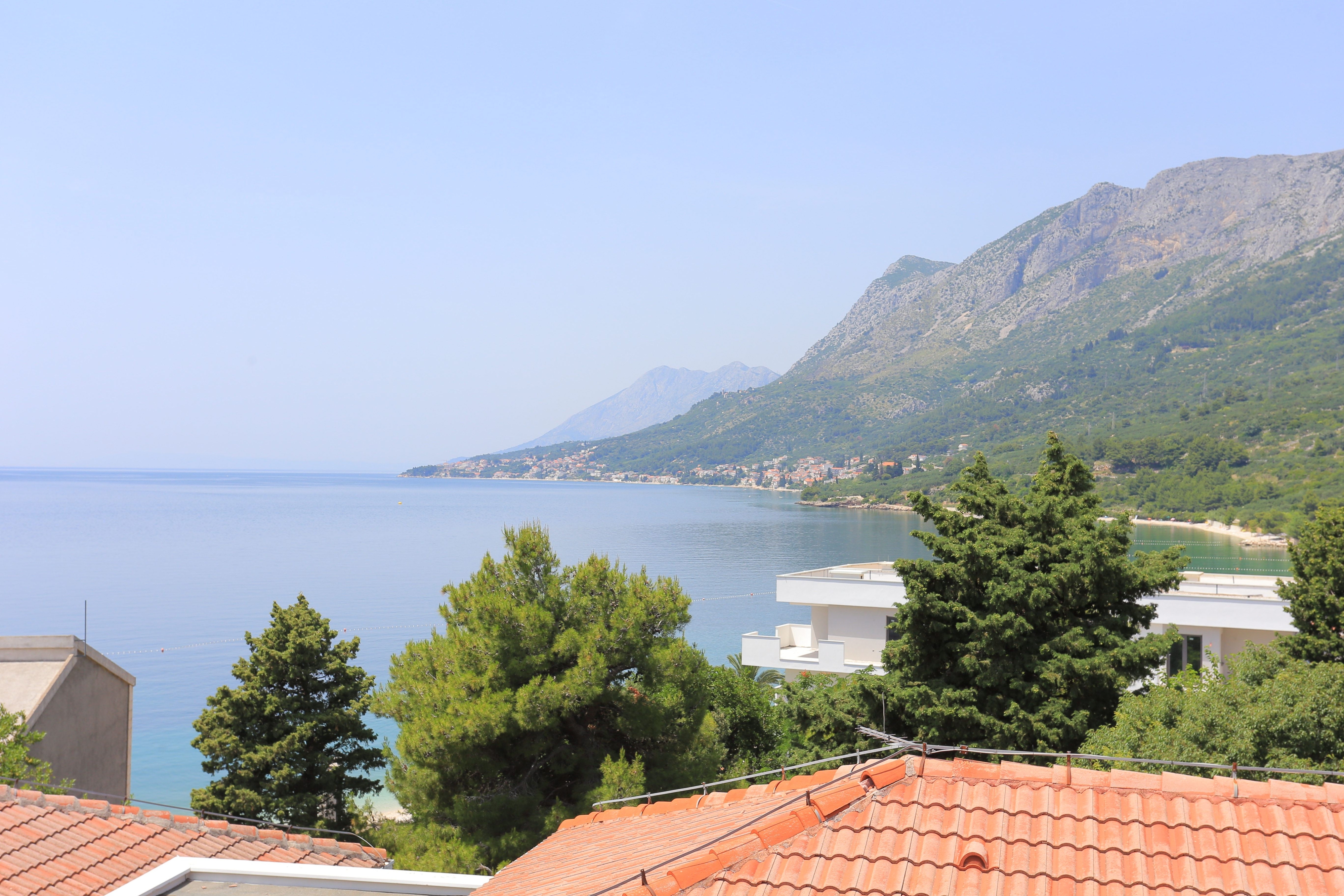 One bedroom apartment with balcony and sea view Gradac, Makarska  A-a