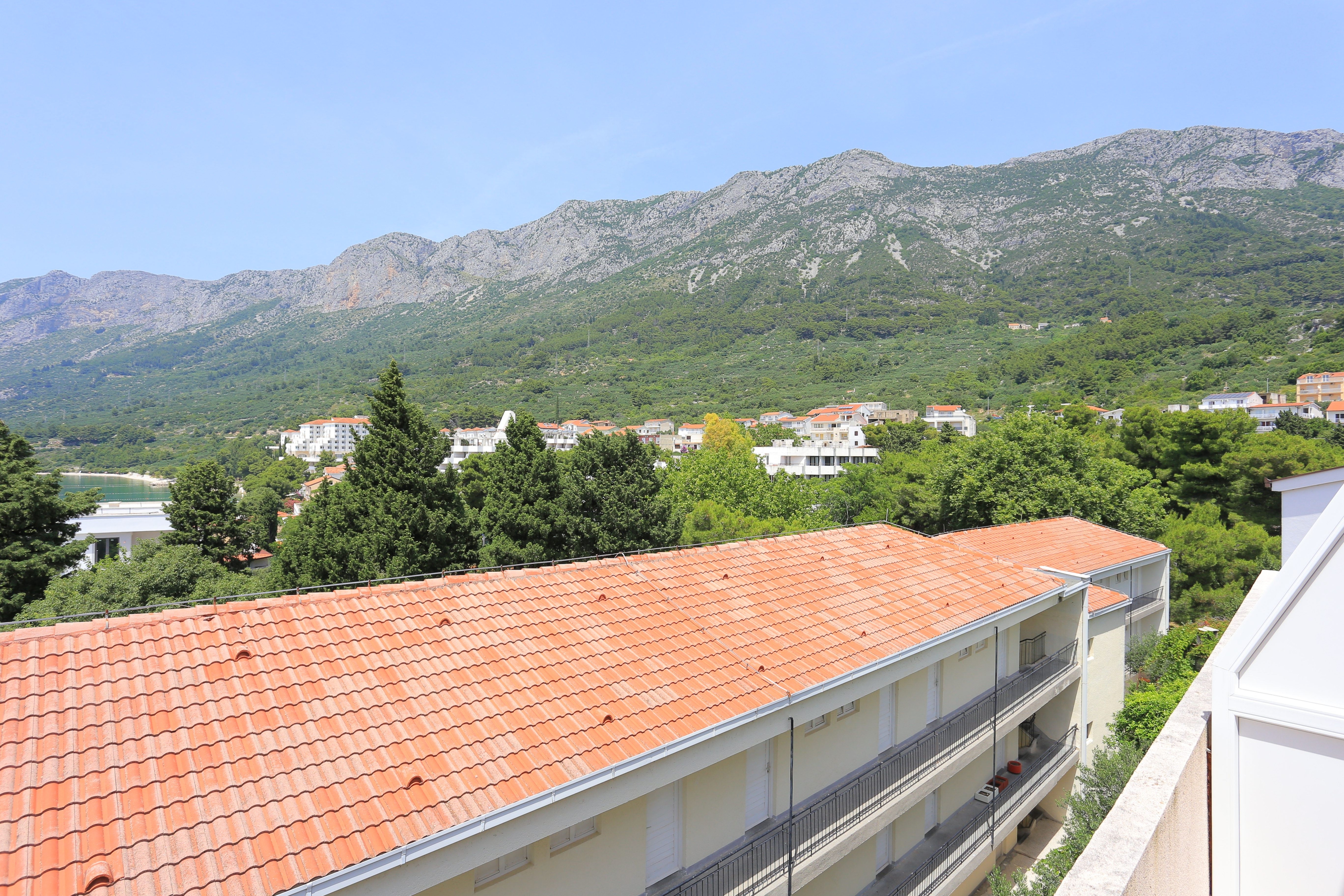 One bedroom apartment with balcony and sea view Gradac, Makarska  A-a