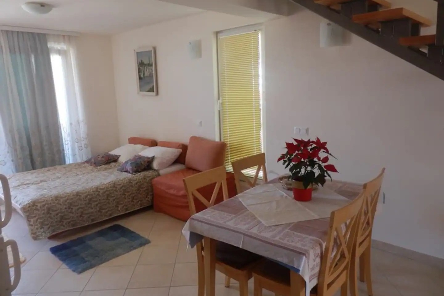 One bedroom apartment with balcony and sea view Gradac, Makarska (A-21172-b)