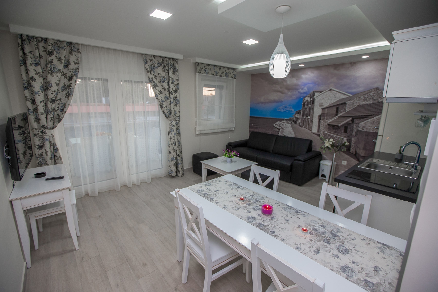 One bedroom apartment with terrace Promajna, Makarska  A-b