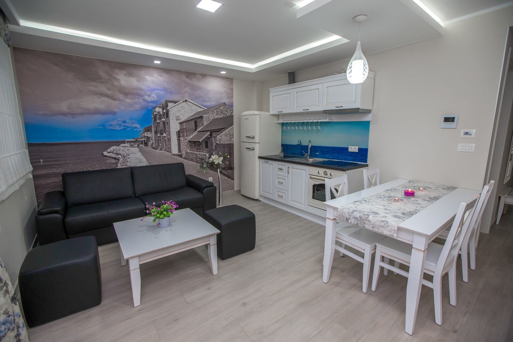 One bedroom apartment with terrace Promajna, Makarska  A-b