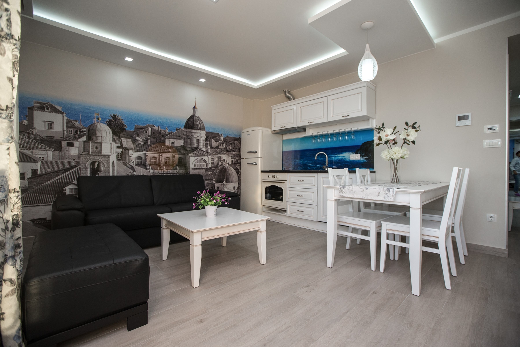 One bedroom apartment with terrace Promajna, Makarska  A-f