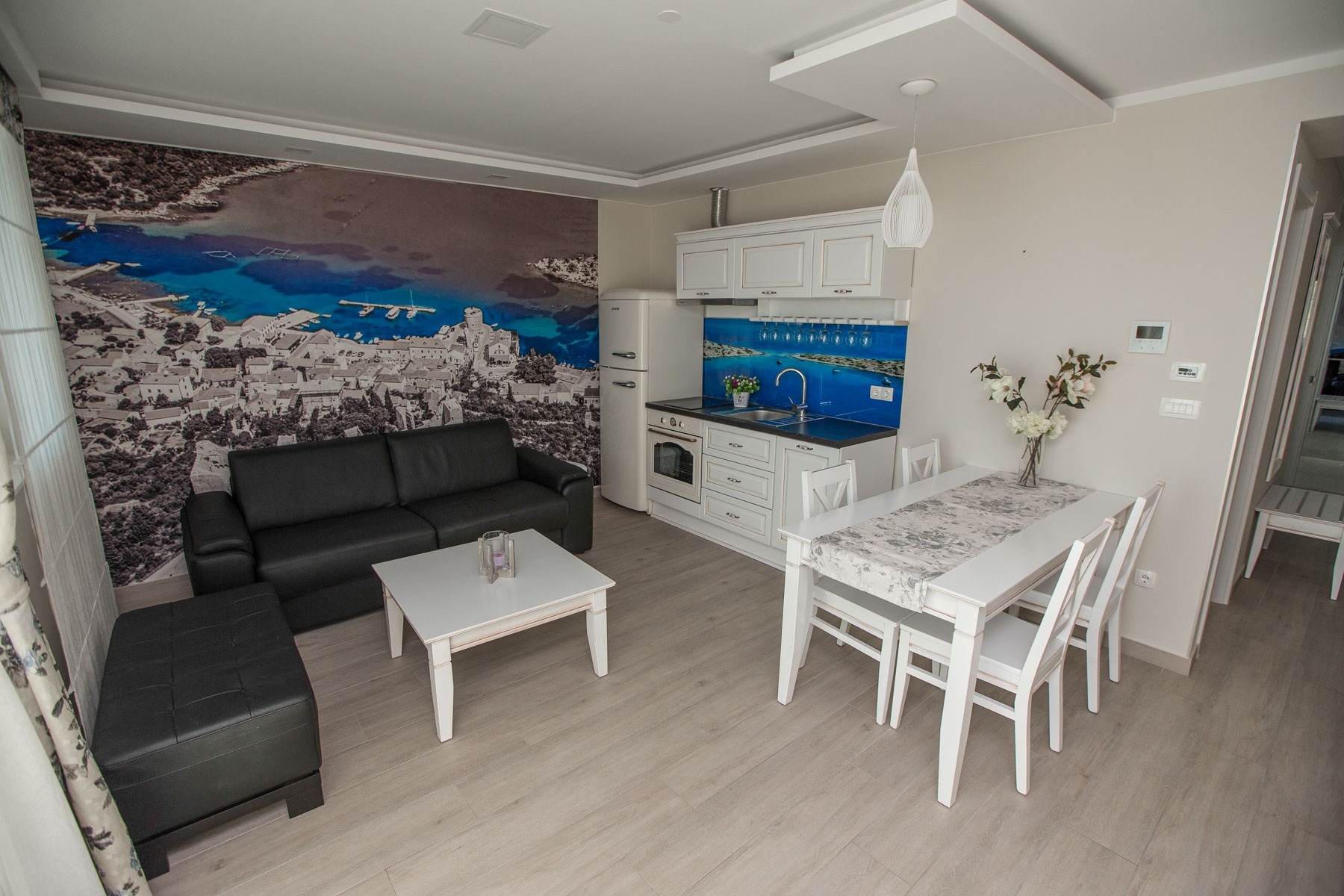 One bedroom apartment with terrace Promajna, Makarska  A-j