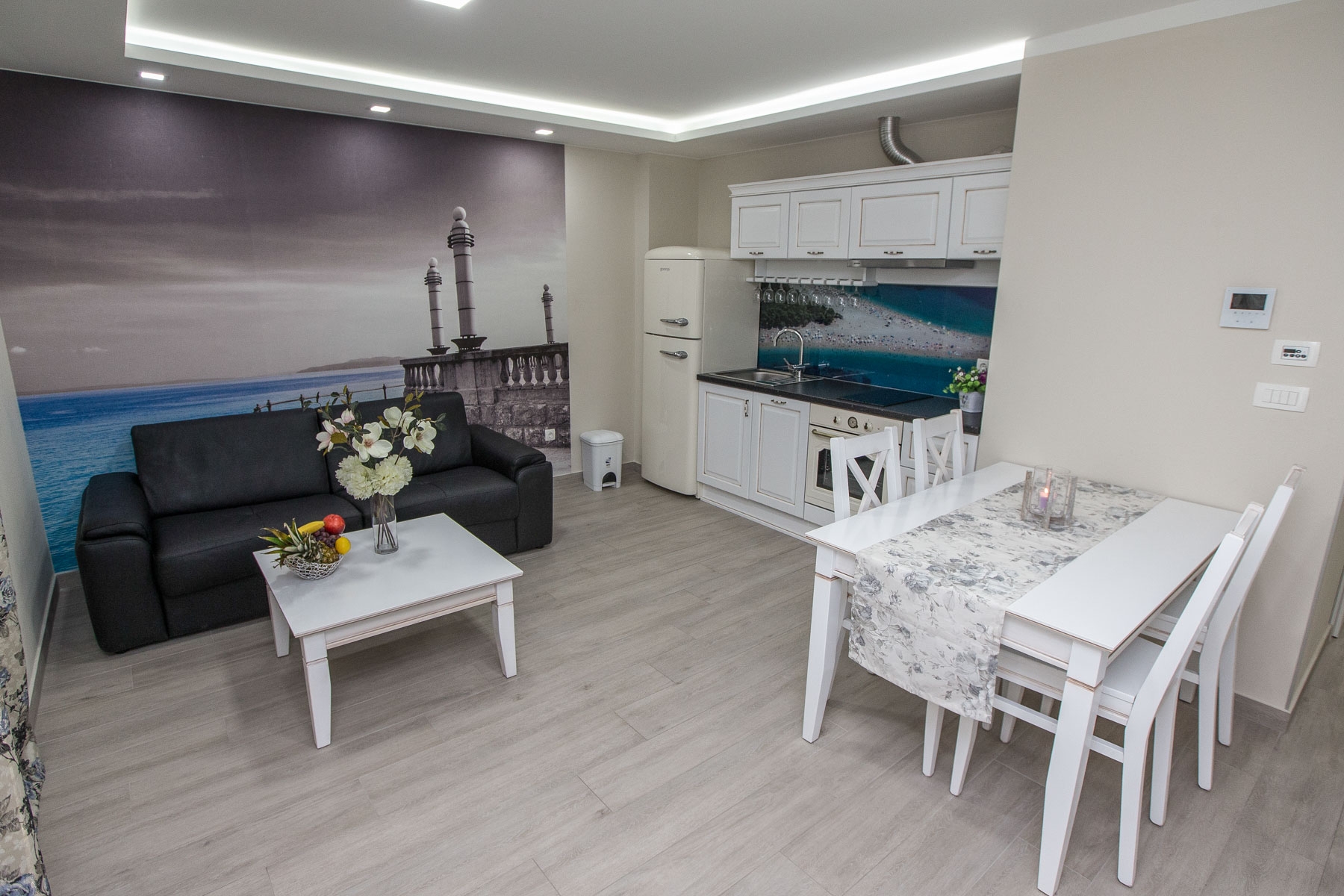 One bedroom apartment with terrace and sea view Promajna, Makarska  A-m