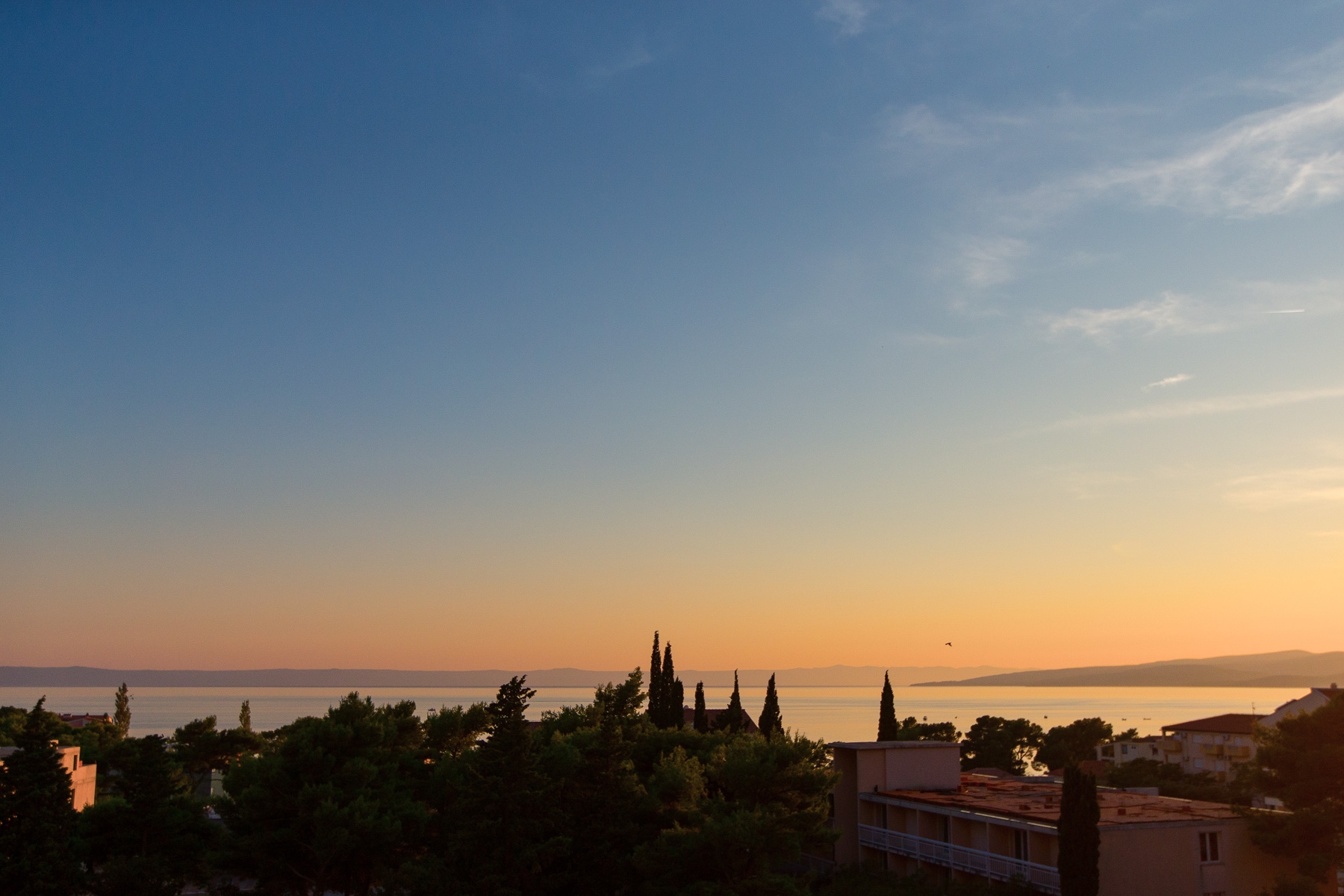One bedroom apartment with terrace and sea view Promajna, Makarska  A-m