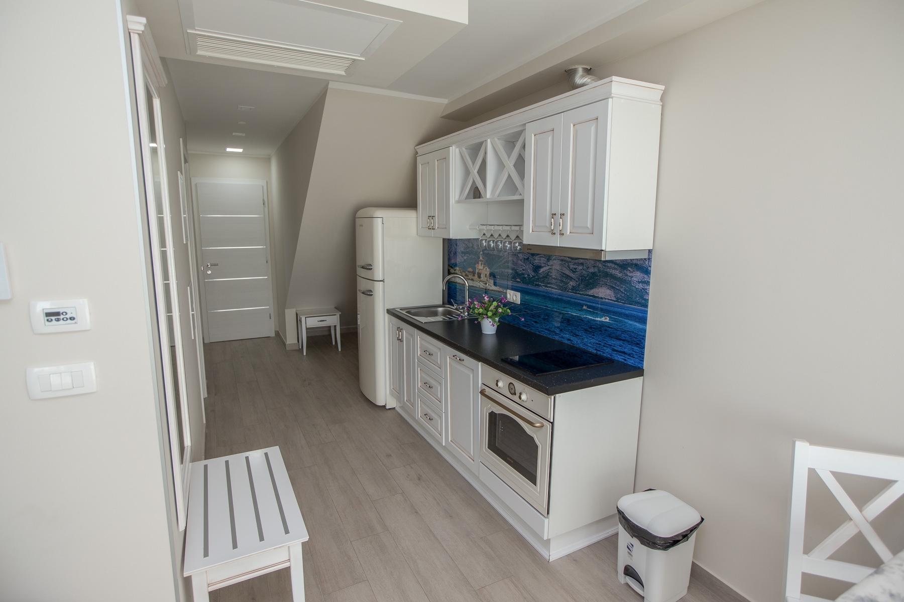 One bedroom apartment with terrace and sea view Promajna, Makarska  A-n