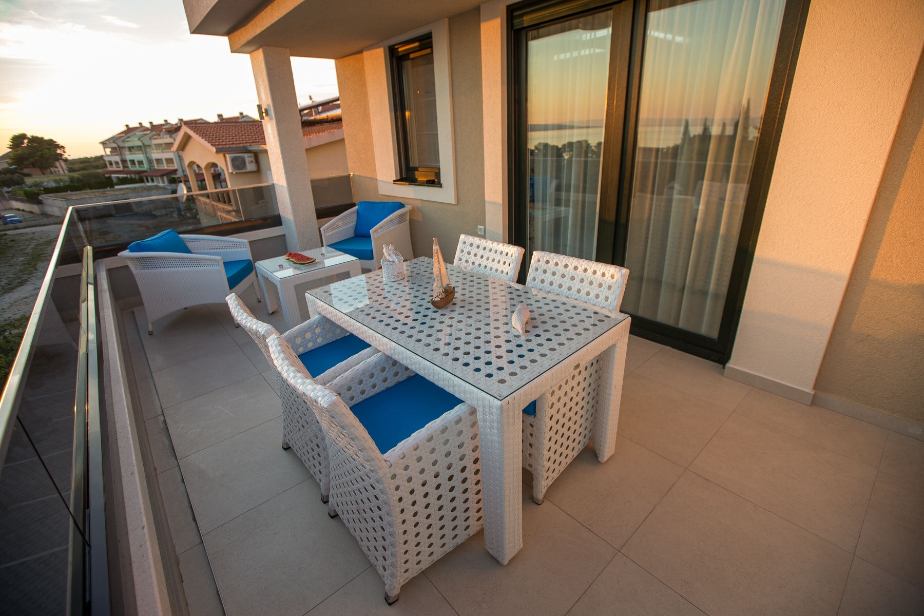 One bedroom apartment with terrace and sea view Promajna, Makarska  A-n