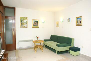 Living room Novalja, Living room in the apartment, dostupna klima i WIFI.