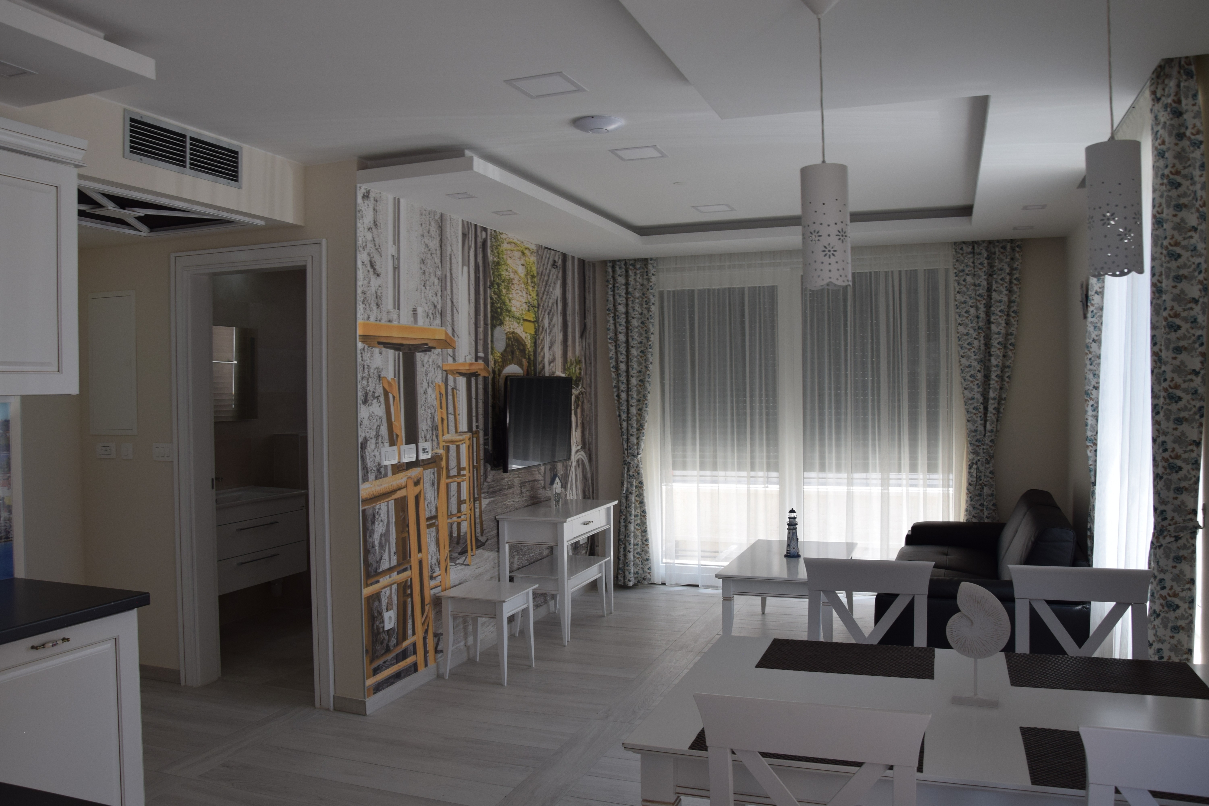 One bedroom apartment with terrace Promajna, Makarska  A-b
