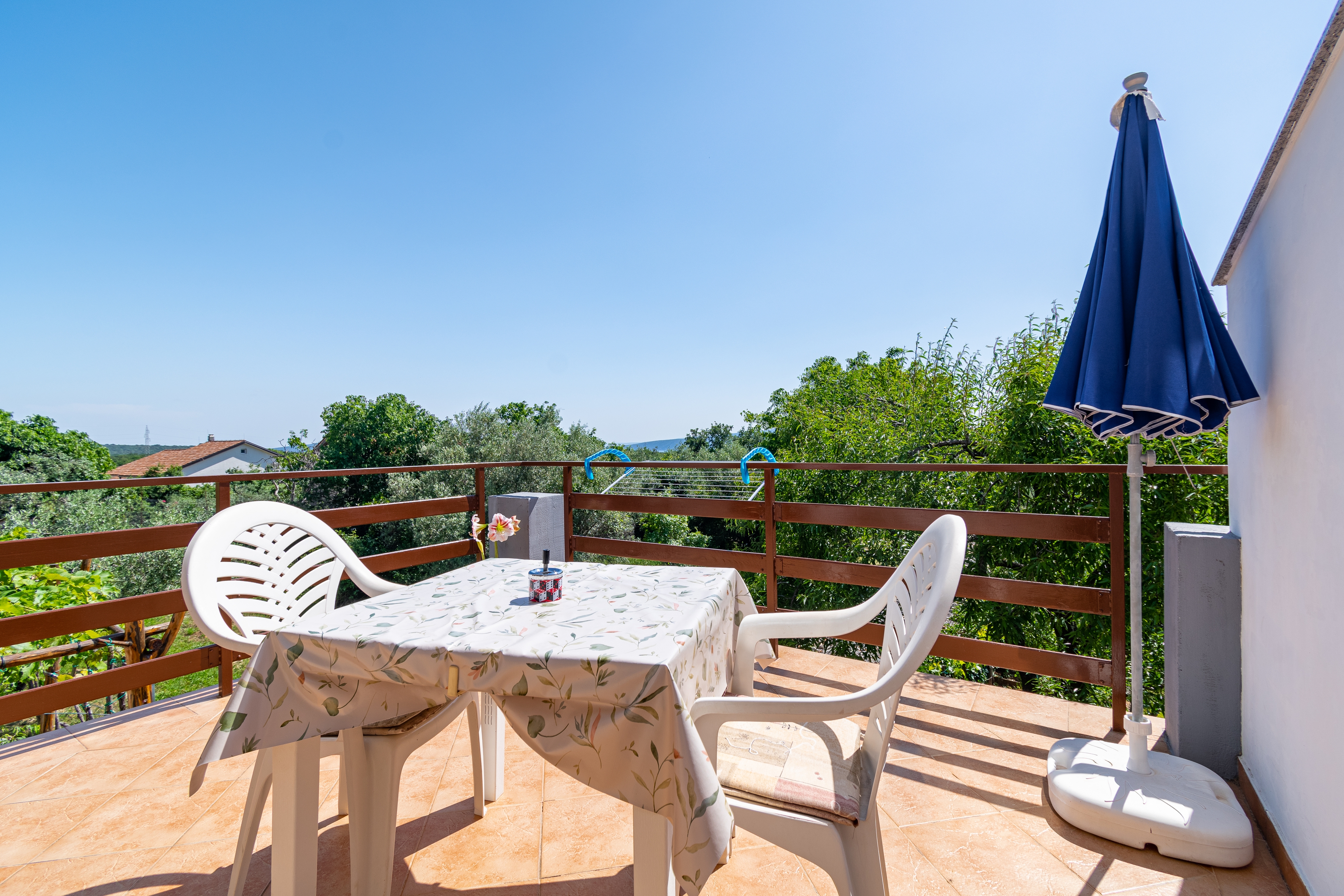Studio flat with terrace Skrbcici, Krk  AS-a