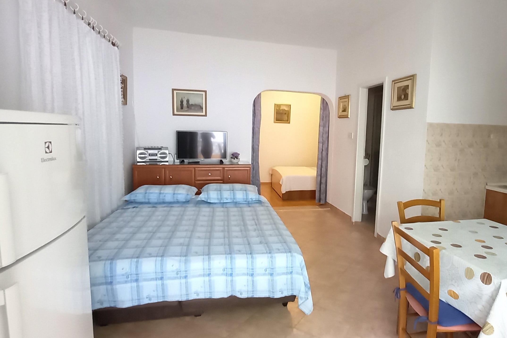 Studio flat with terrace Promajna, Makarska  AS-a