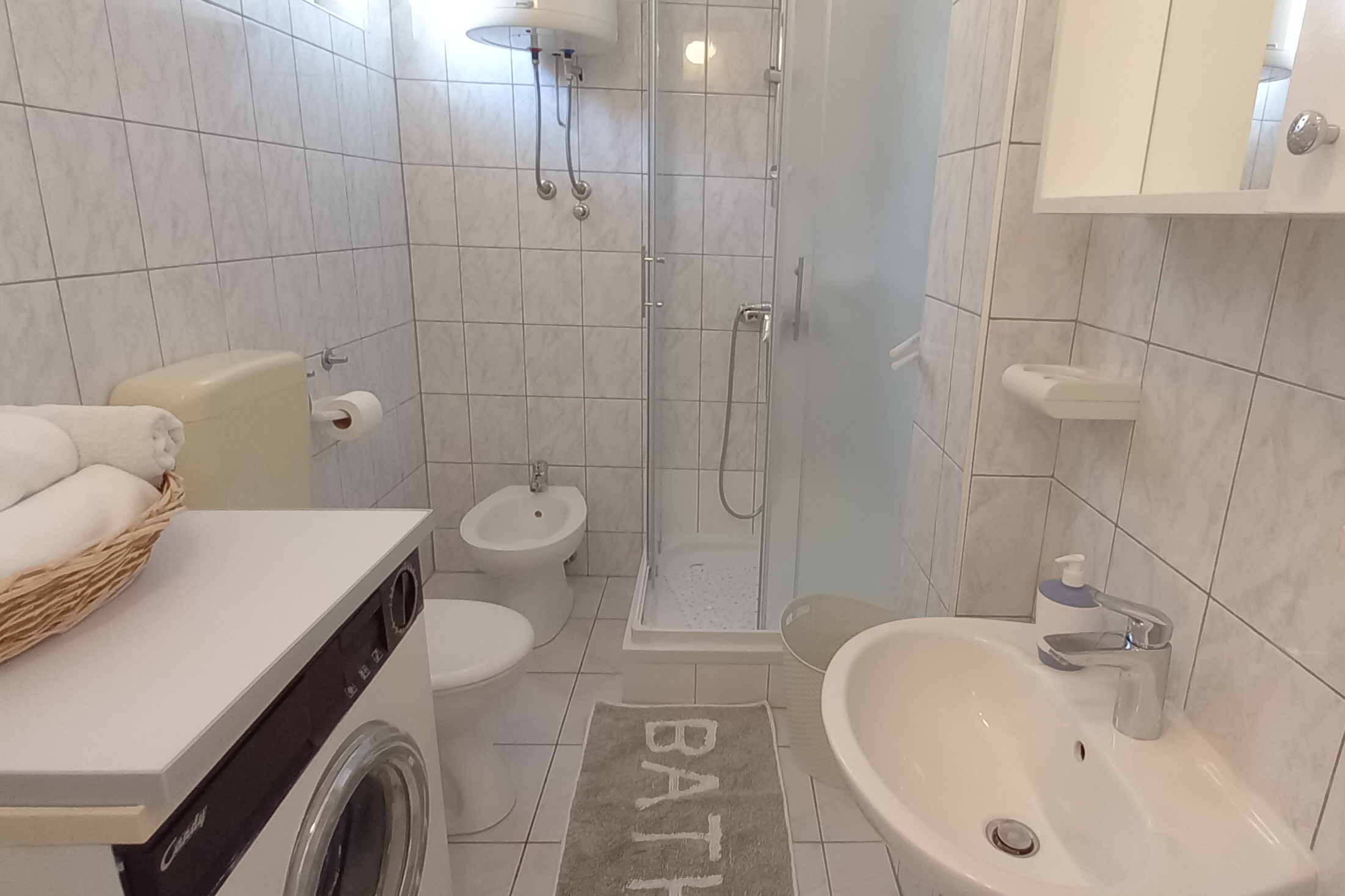 Studio flat with terrace Promajna, Makarska  AS-b
