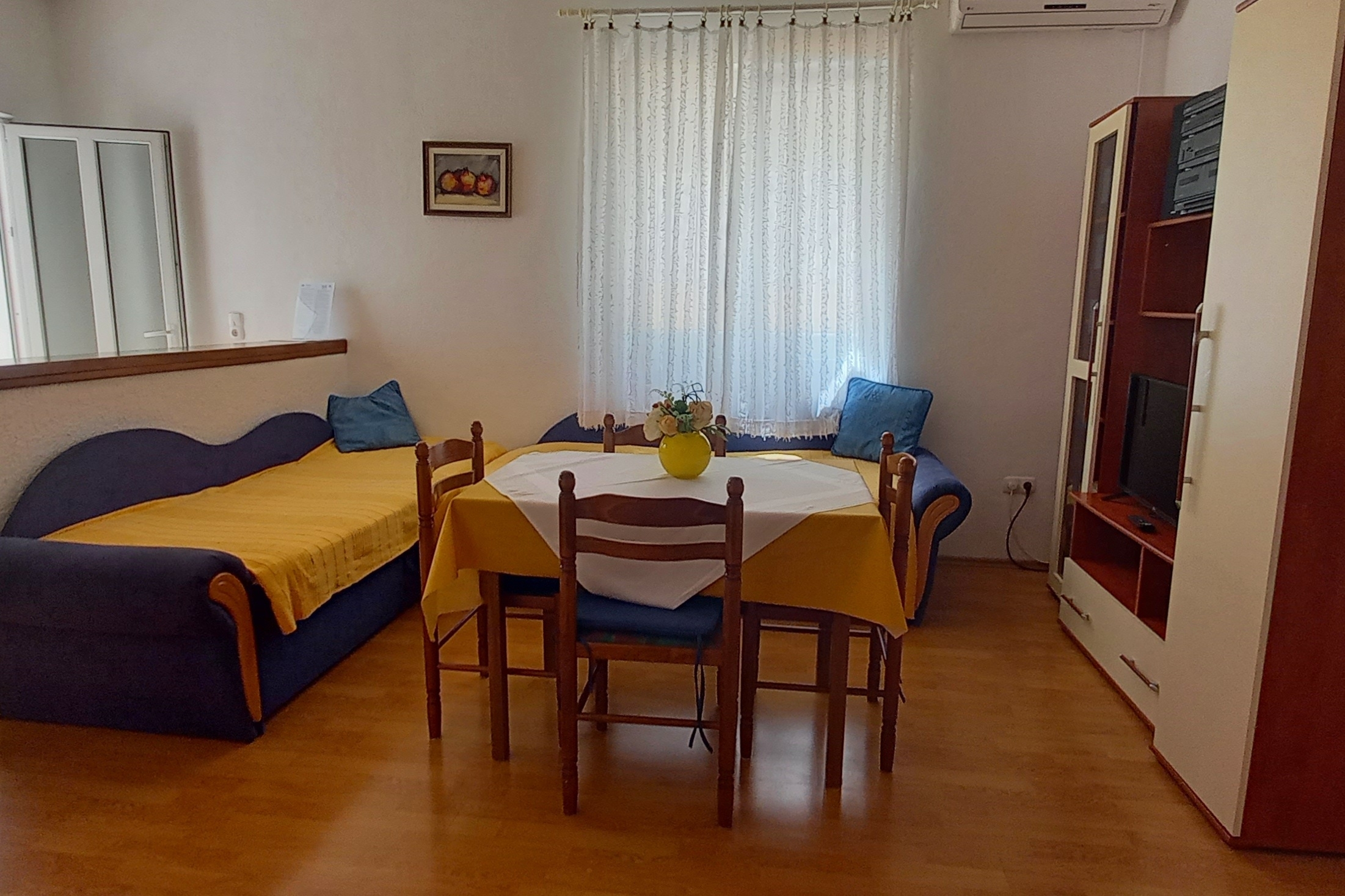 Studio flat with terrace Promajna, Makarska  AS-b