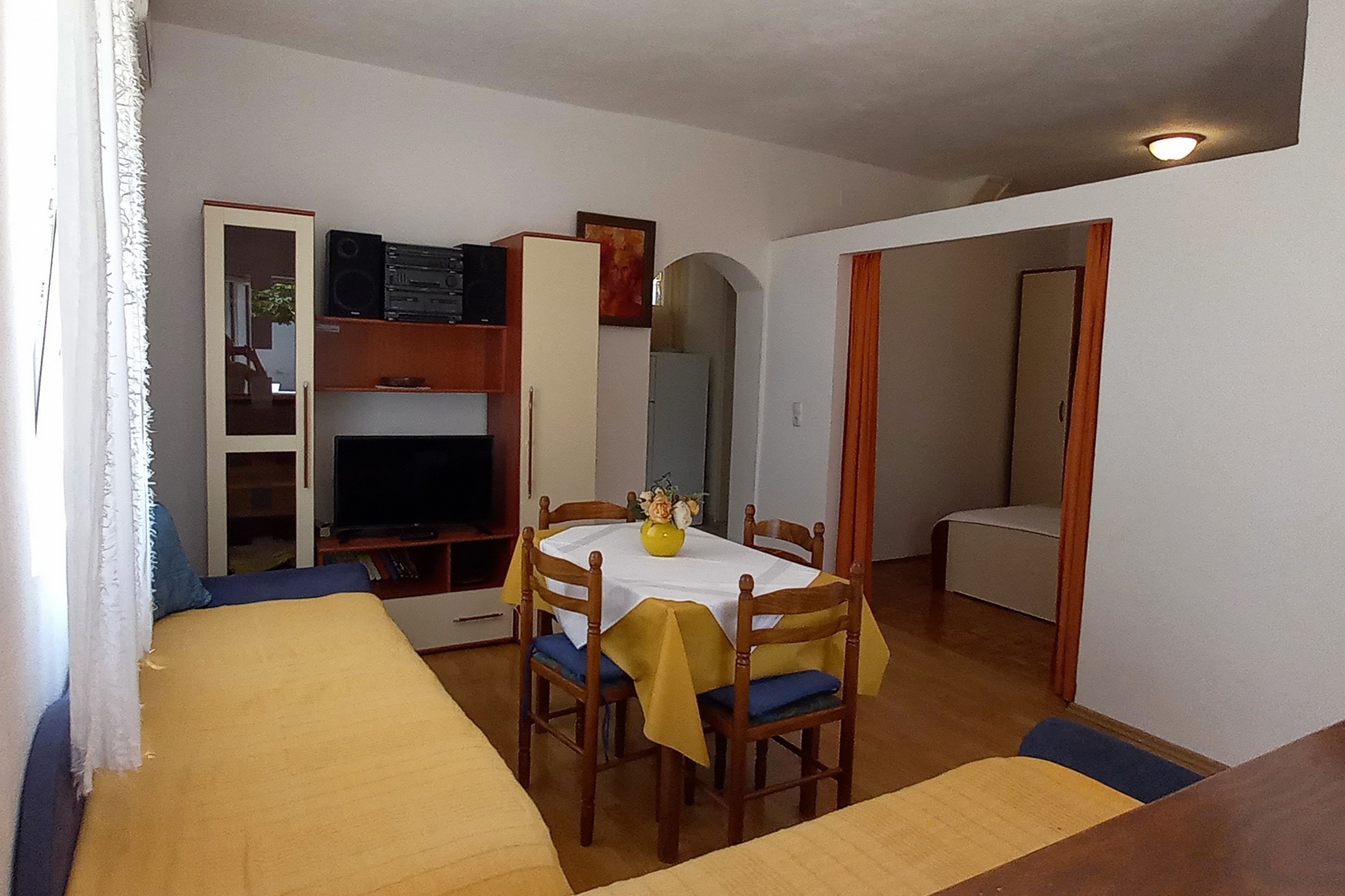 Studio flat with terrace Promajna, Makarska  AS-b