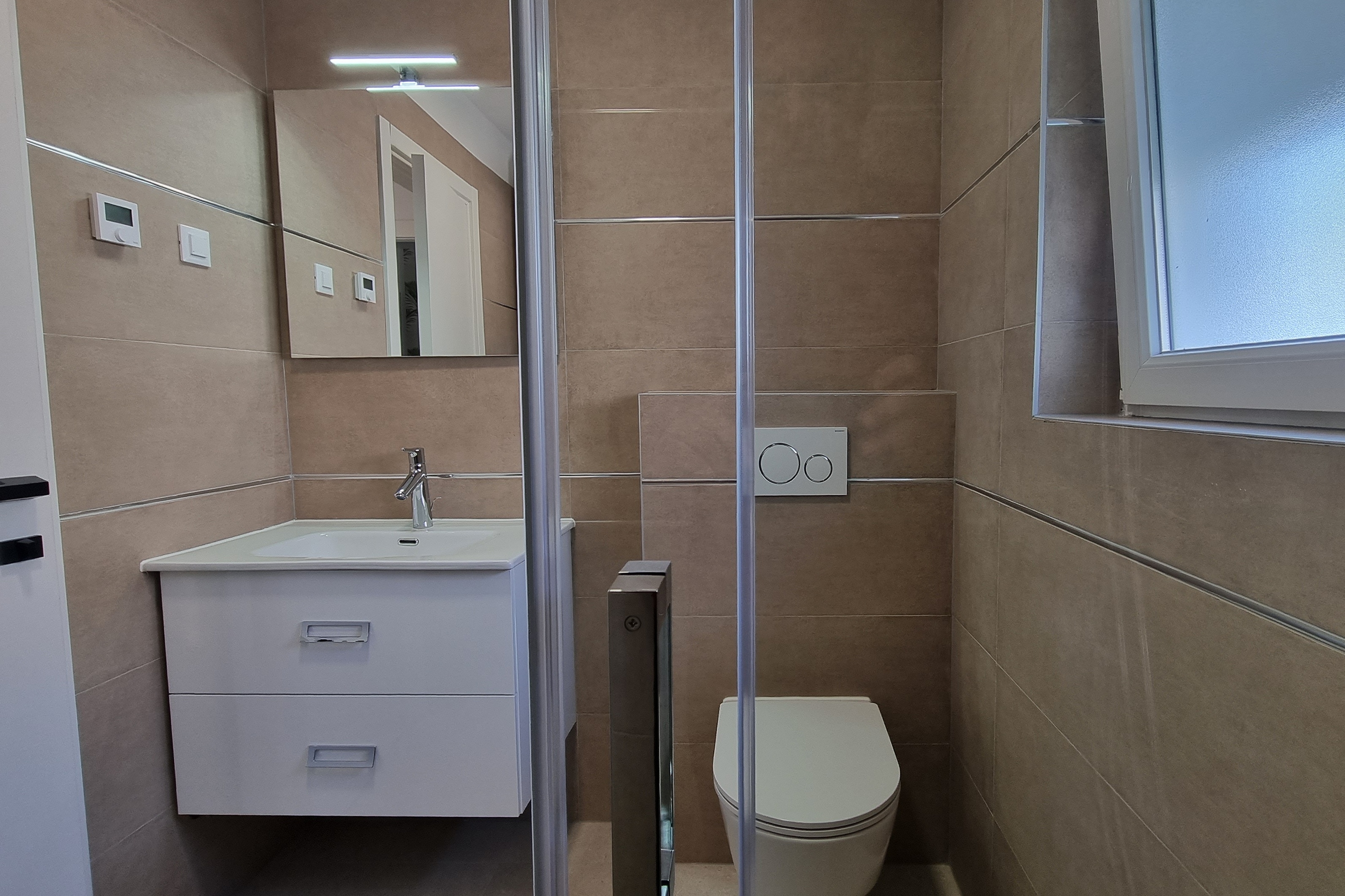 One bedroom apartment with terrace and sea view Šilo, Krk  A-a