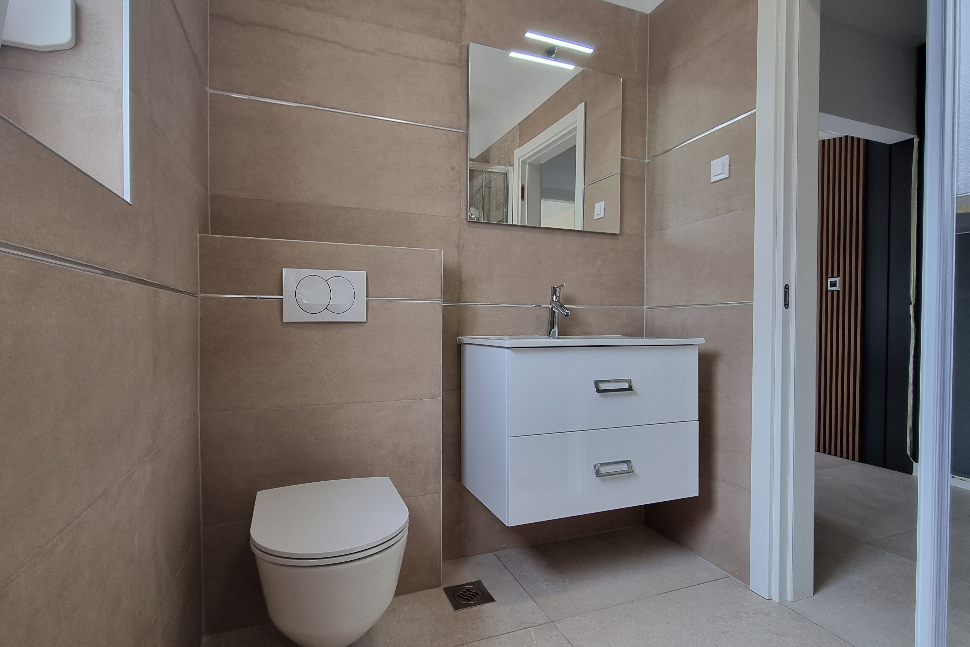 One bedroom apartment with terrace and sea view Šilo, Krk  A-c