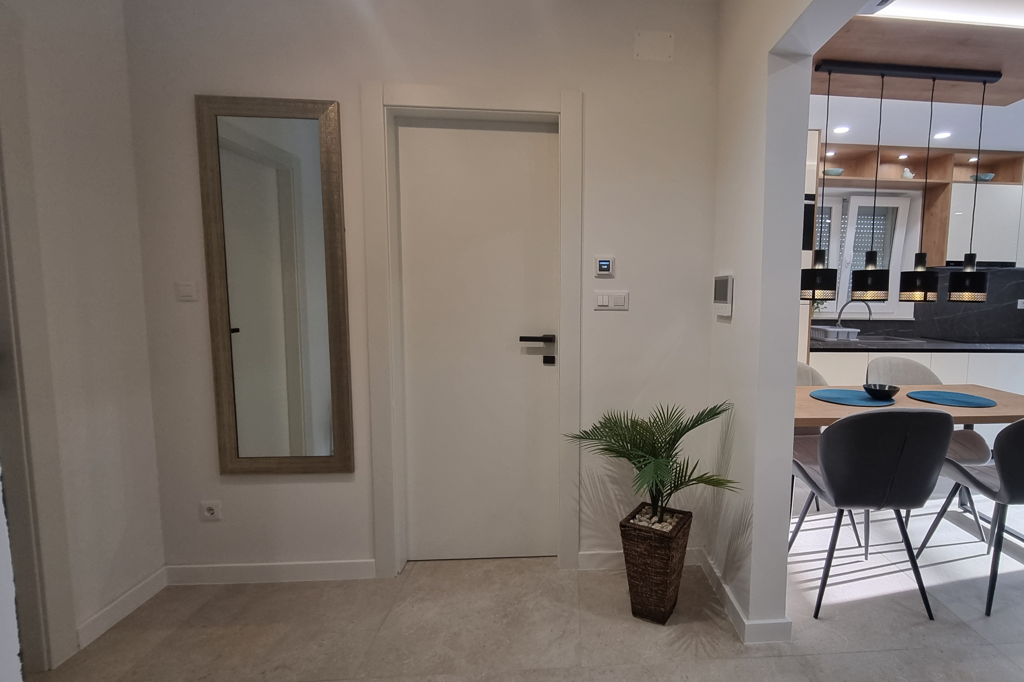 One bedroom apartment with terrace and sea view Šilo, Krk  A-d