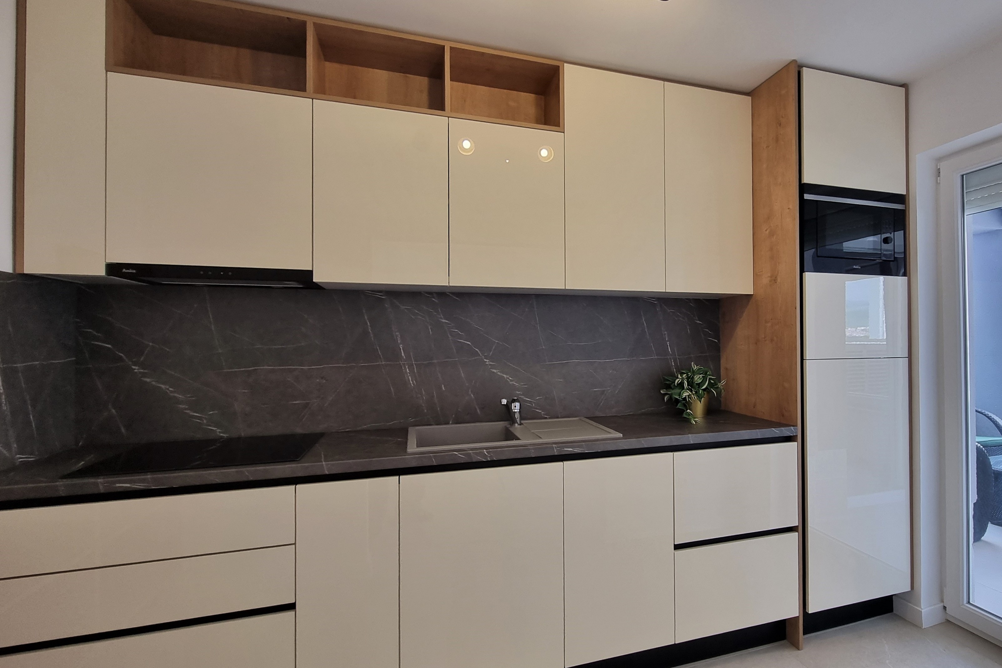 Two bedroom apartment with terrace and sea view Šilo, Krk  A-f
