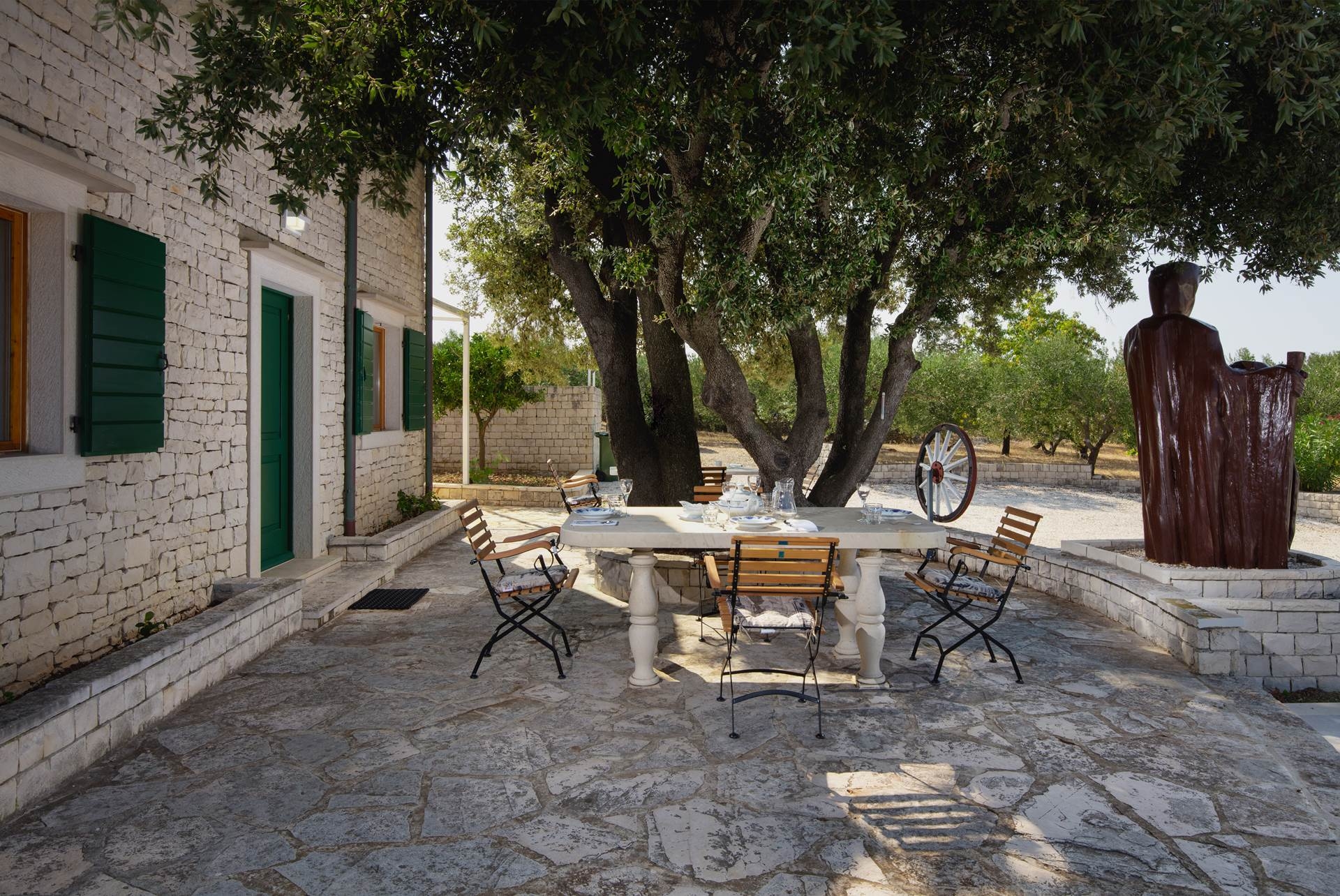 Two bedroom house with terrace Pučišća, Brač  K